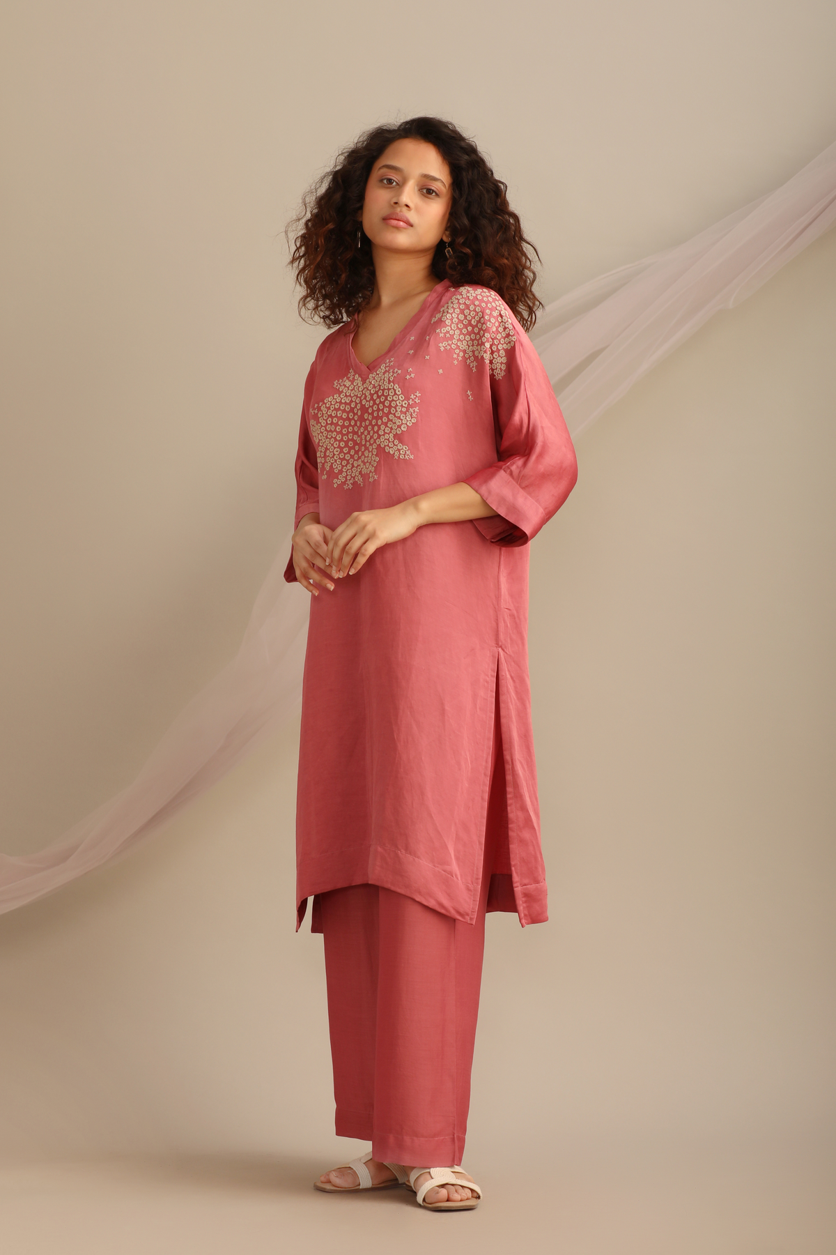 Rose Kurta Set