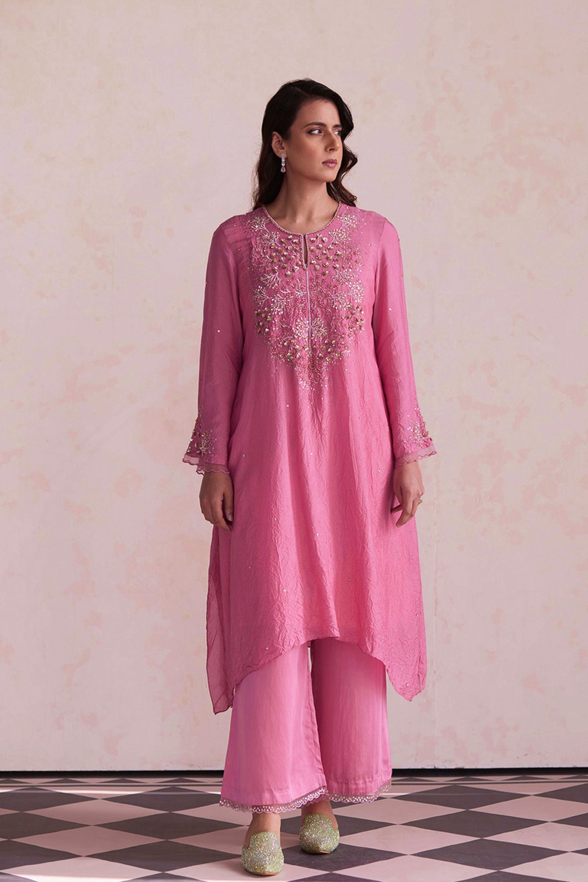 Rose Pink Tunic Set