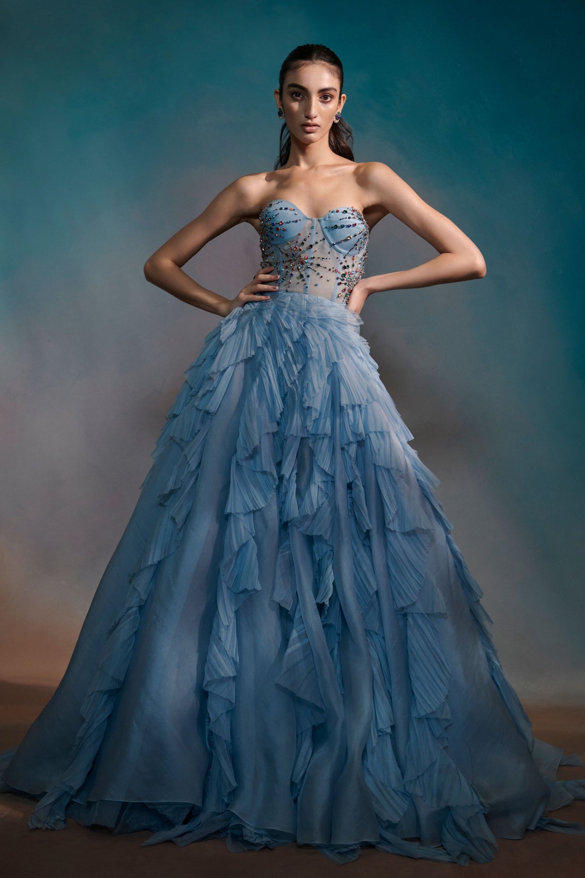 Sky Blue Gown