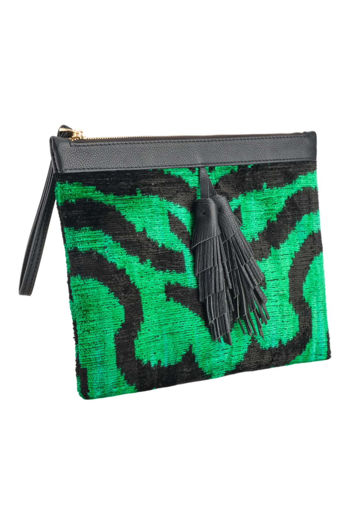 Flat Clutch With Tassel