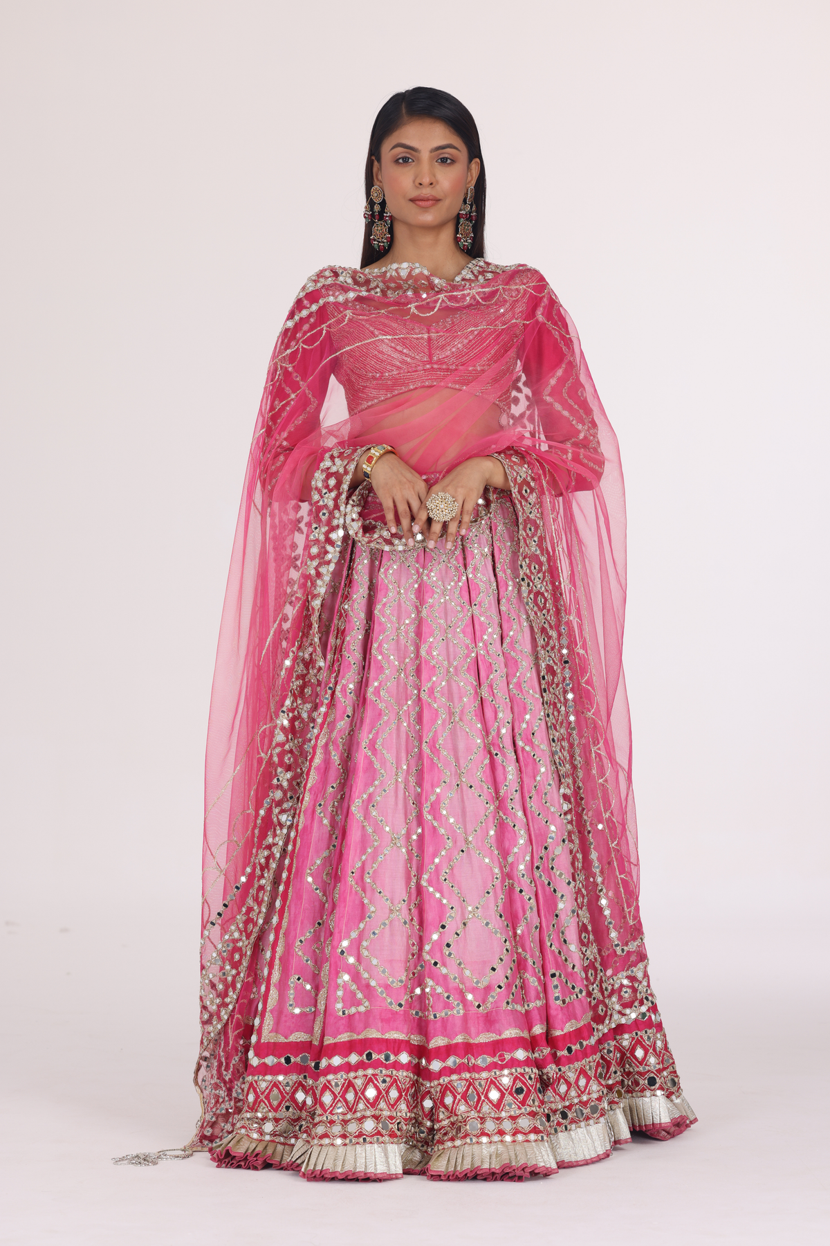 Begam Hues Printed Lehenga Set