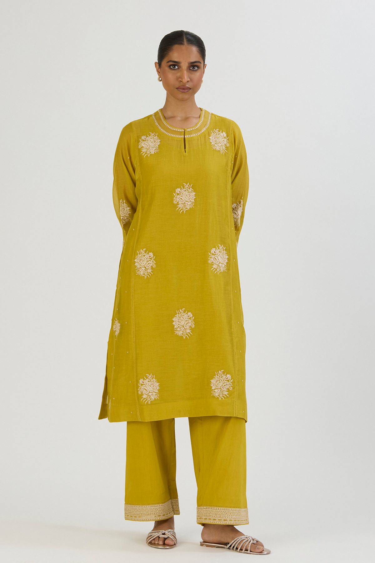 Lime Aadhya Kurta and Pant