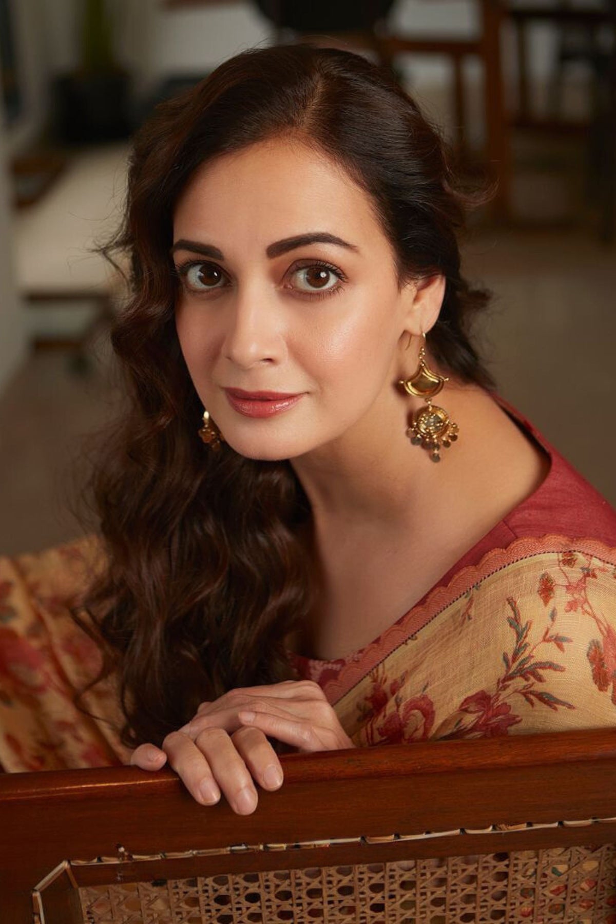 Dia Mirza in Kasturi Kundal