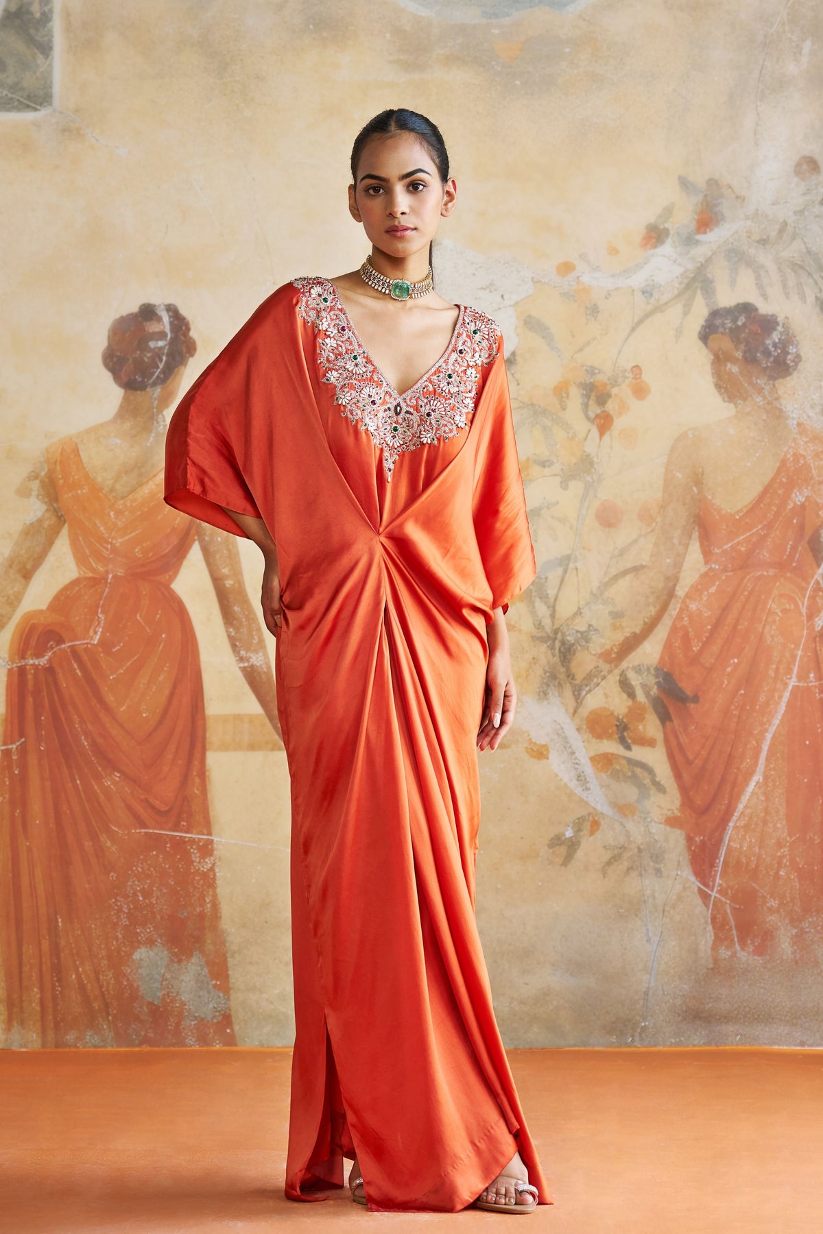 Jewelled Flowy Kaftan