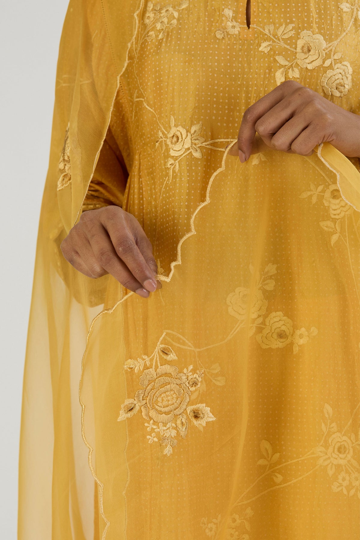 Yellow Janvi Dupatta