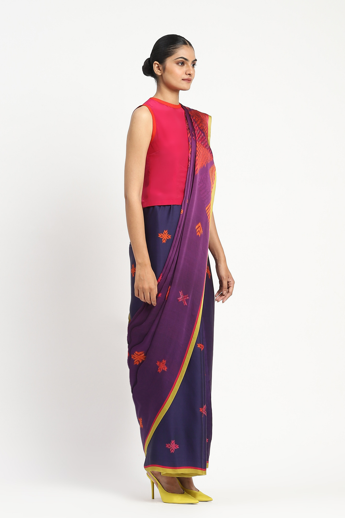 Law and Border Embellished Saree