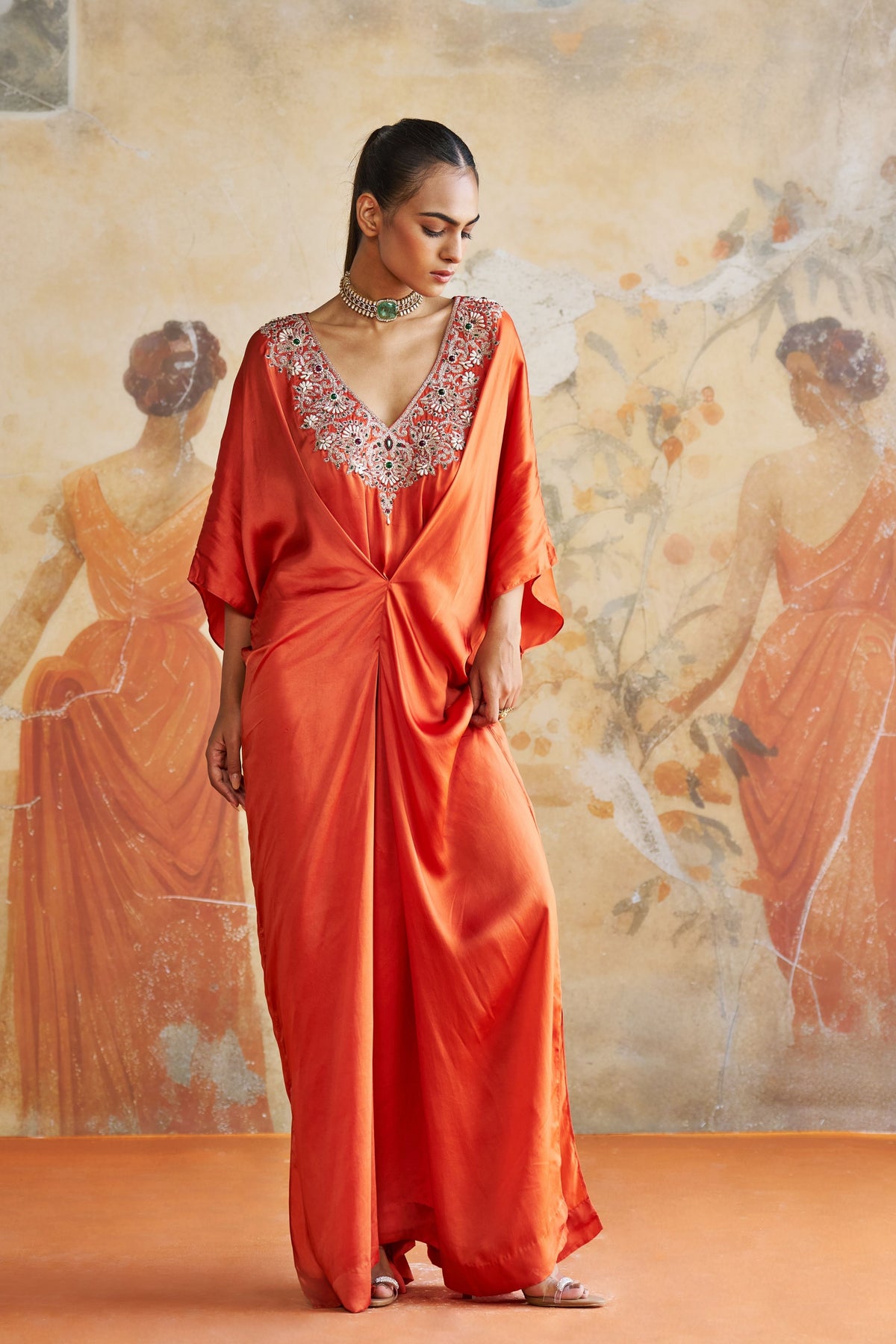 Jewelled Flowy Kaftan