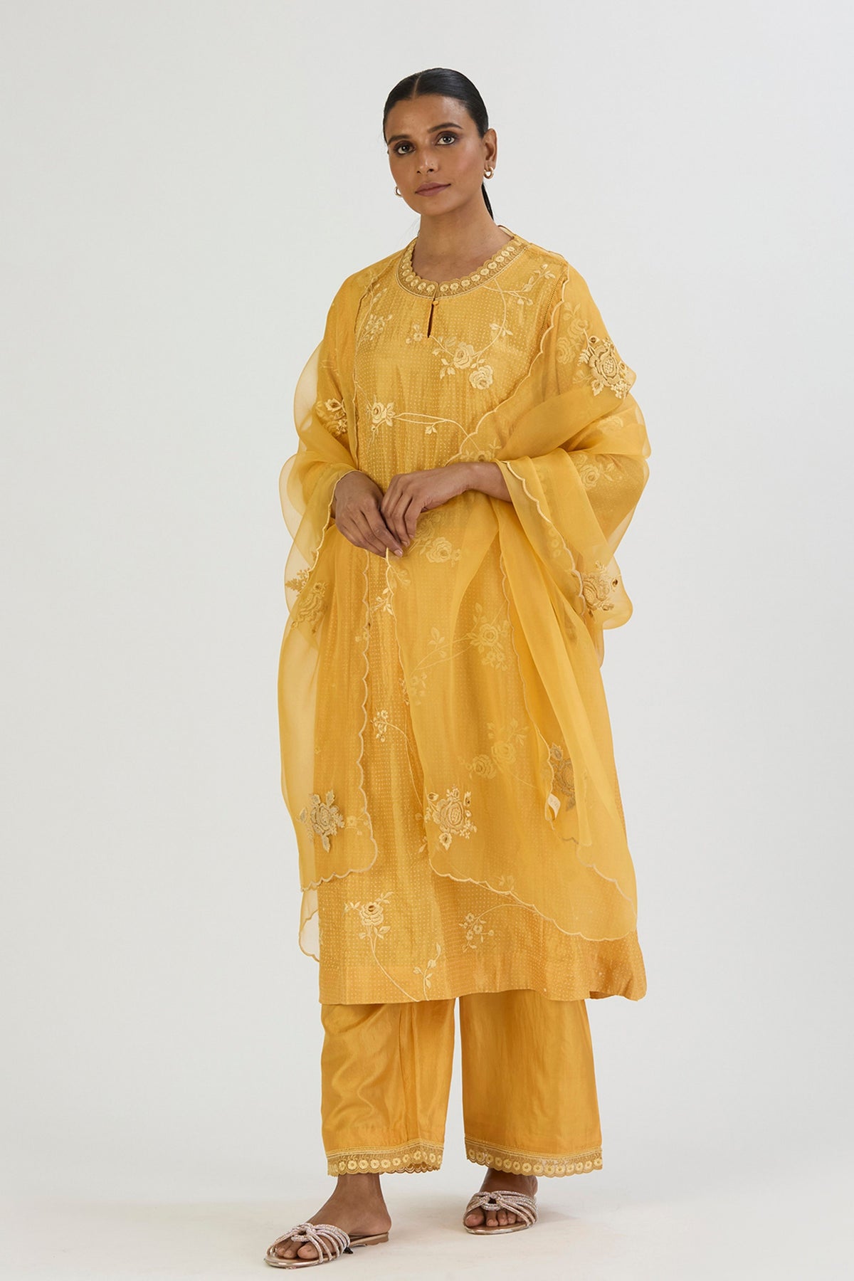 Yellow Janvi Dupatta