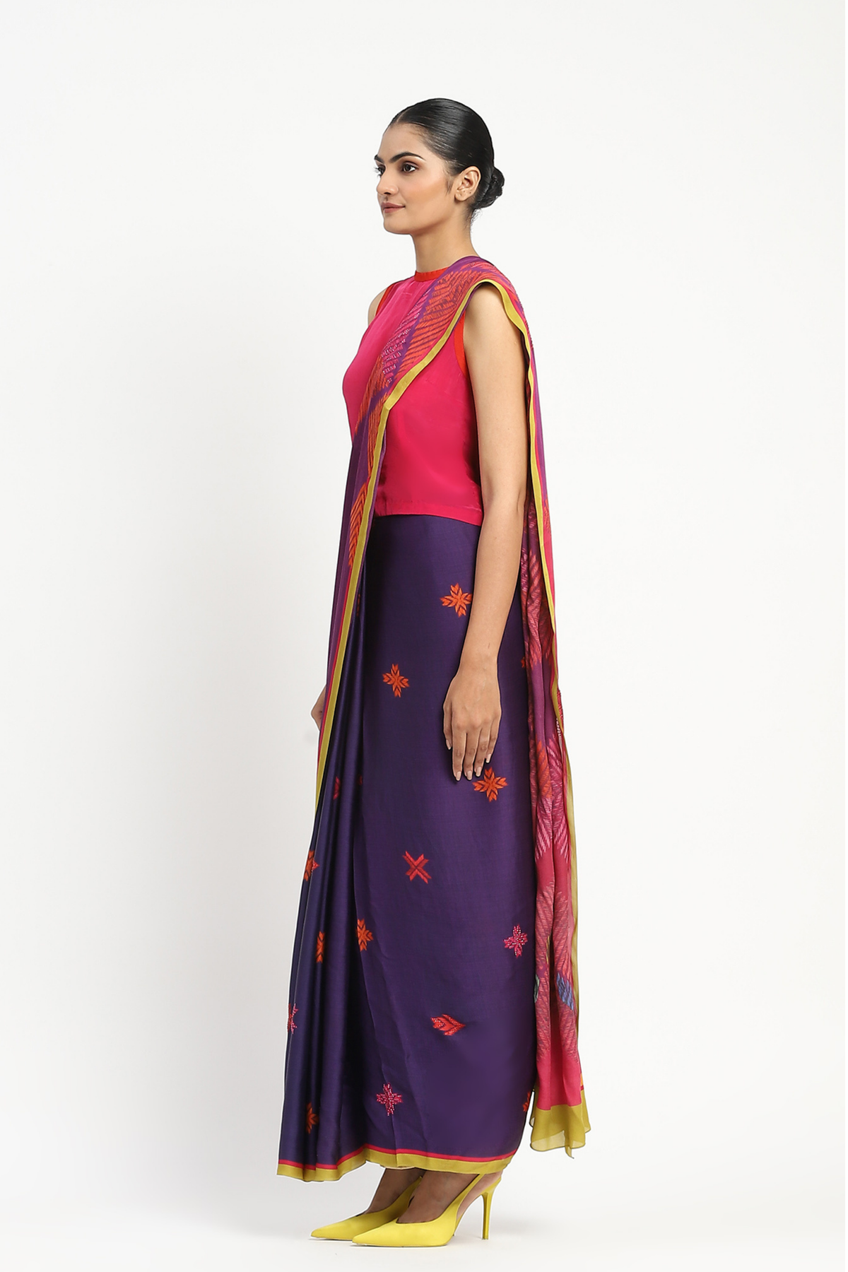 Law and Border Embellished Saree