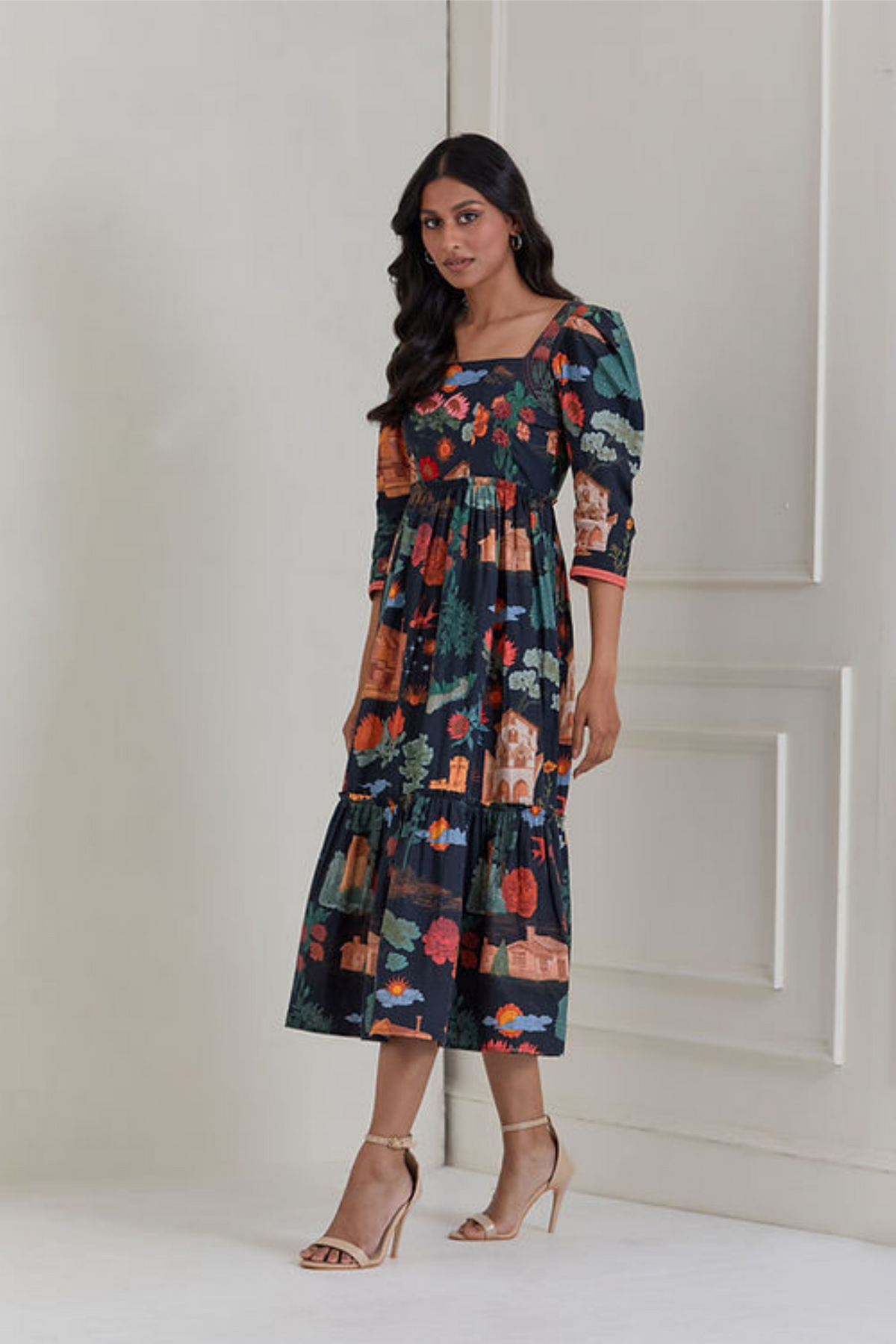 Irene Square Neck Dress