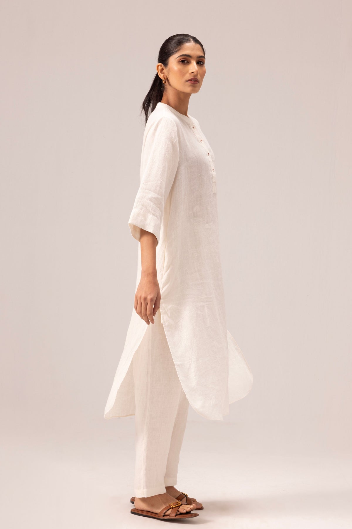 Simran White Kurta Set