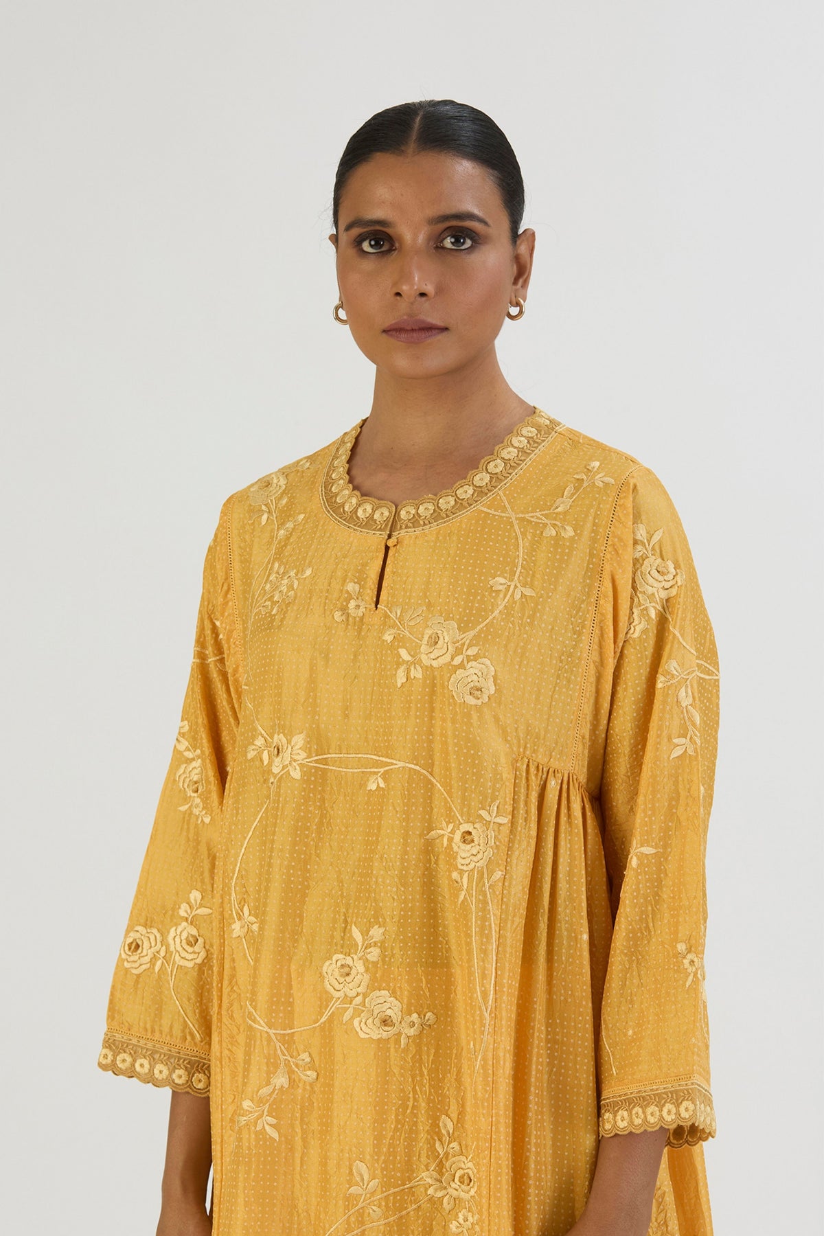 Yellow Janvi Kurta and Pant