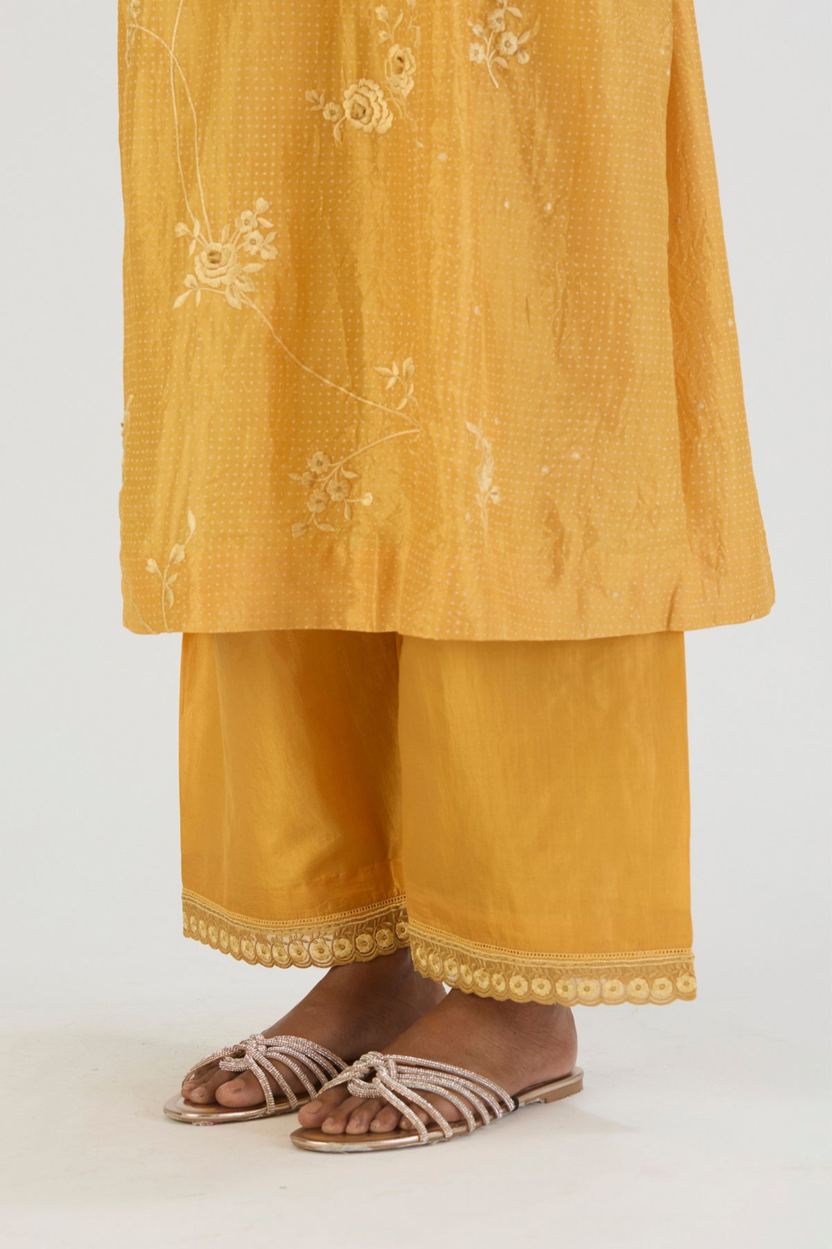 Yellow Janvi Kurta and Pant