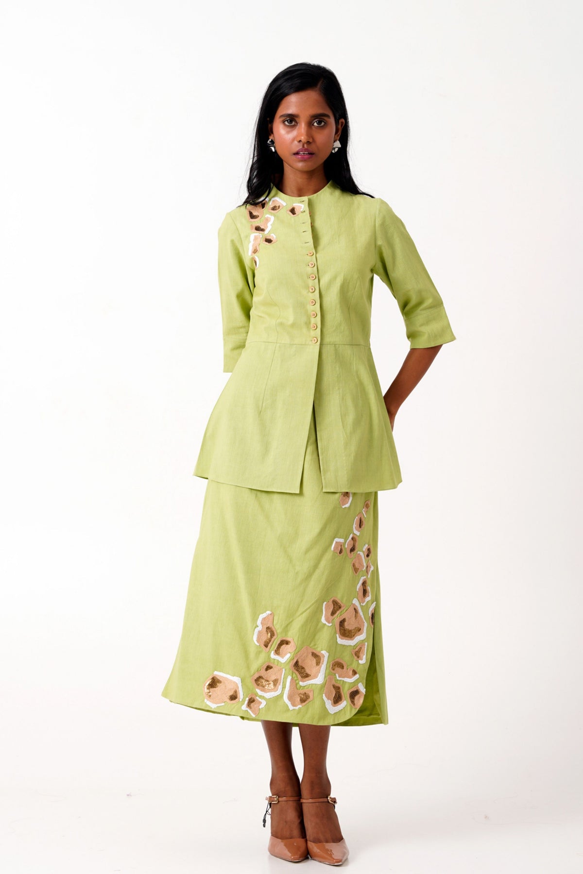 Spring Green Sierra Skirt Set