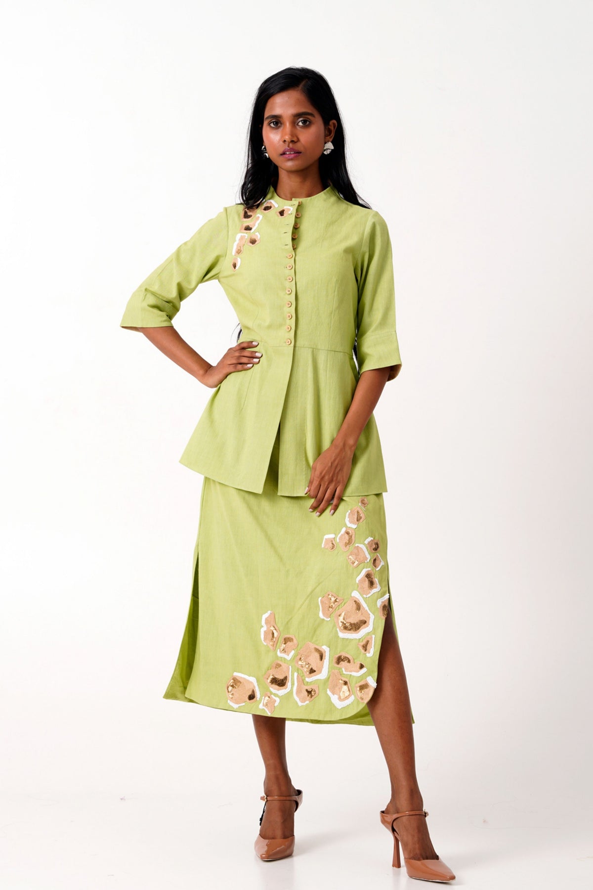 Spring Green Sierra Skirt Set