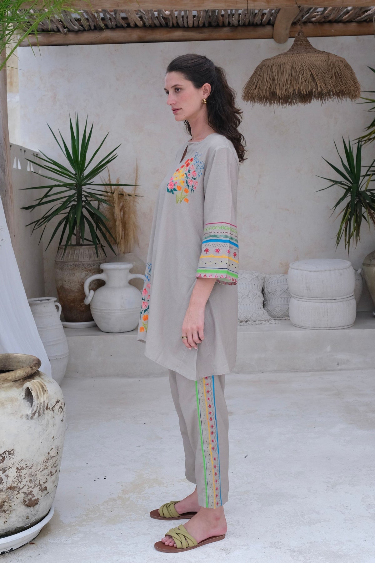 Positano Beige Tunic