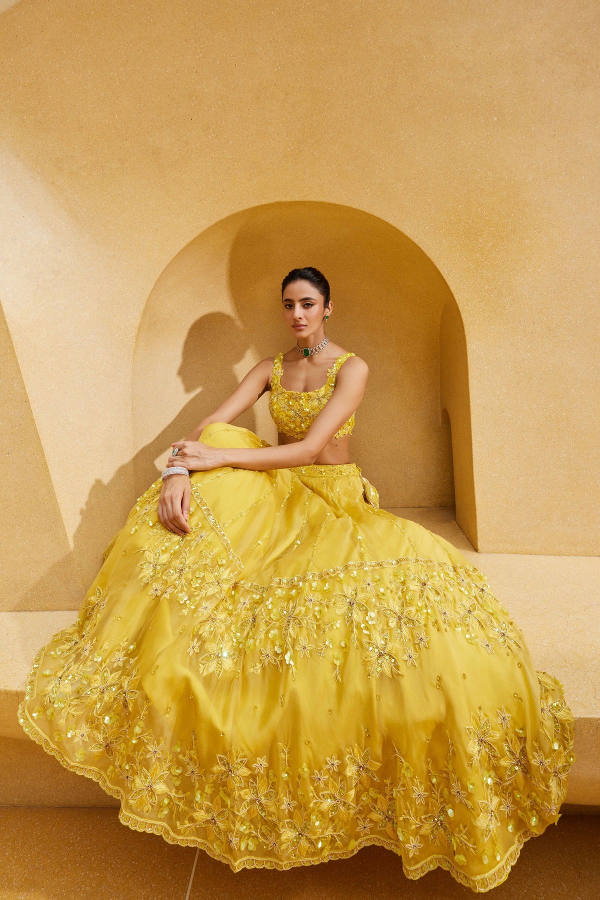 Yellow Lehenga Set