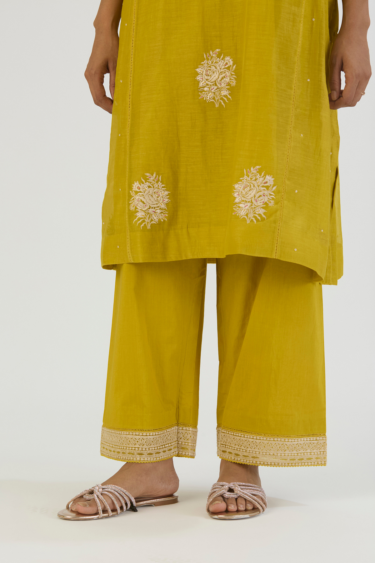 Lime Aadhya Kurta and Pant