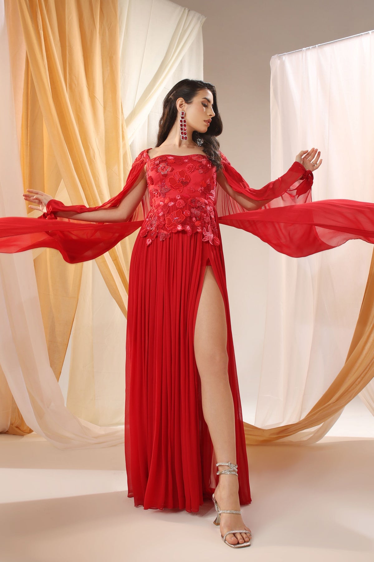 Scarlet Red Gown