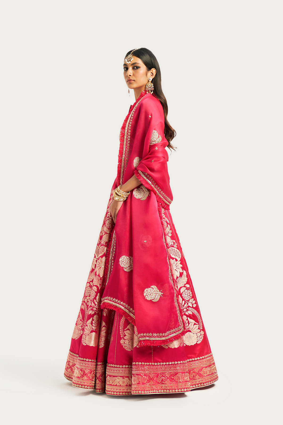 Zooni ruby lehenga set