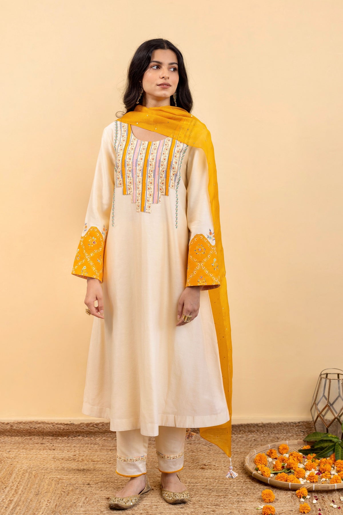 Ivory Kira Kurta Set