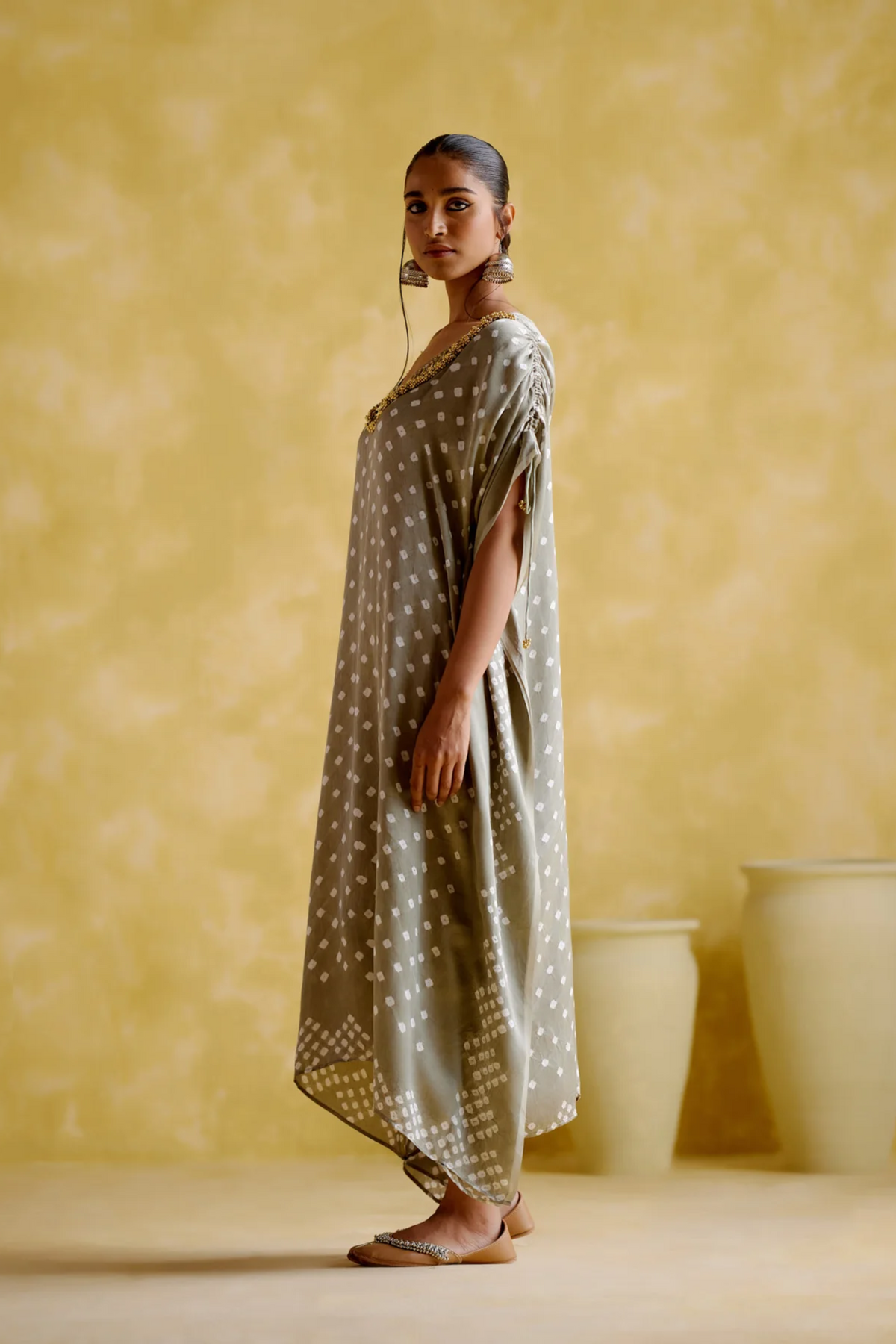 Dakshayani Grey Kaftan