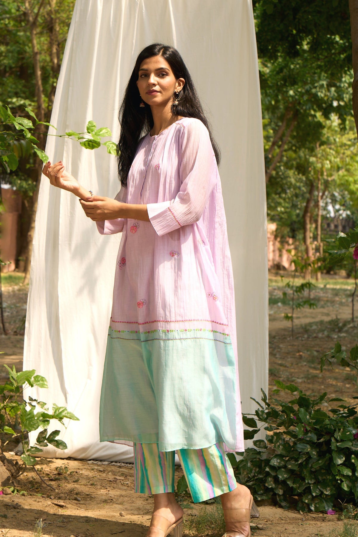 Lilac Kurta Set