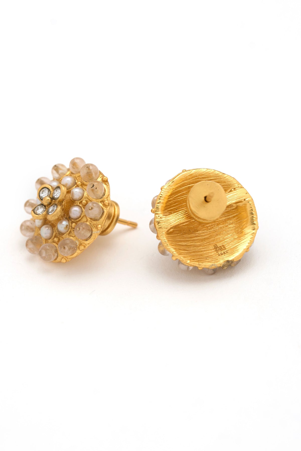 Gulmohar Blush Studs