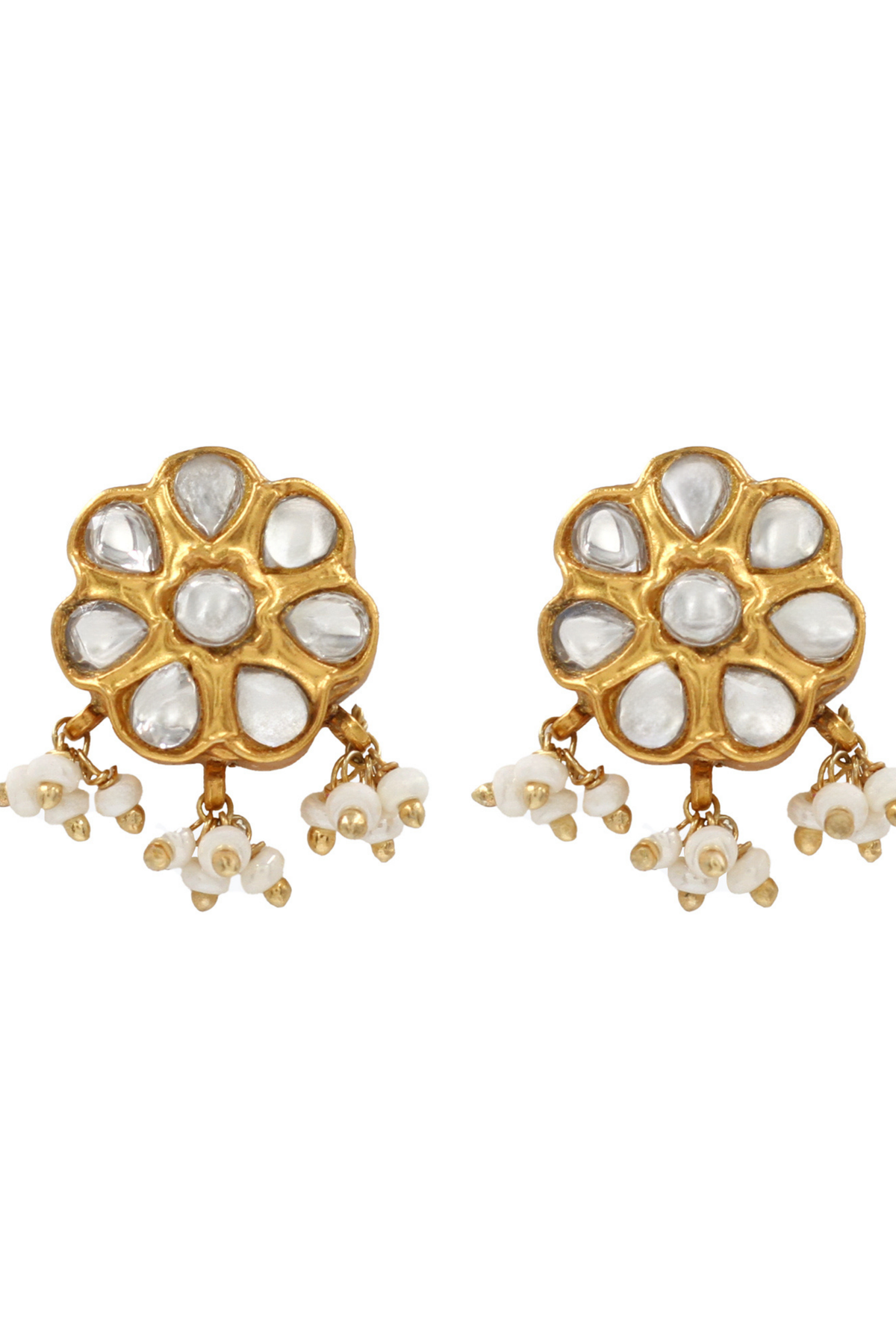 Golden Luxe Kundan Earrings