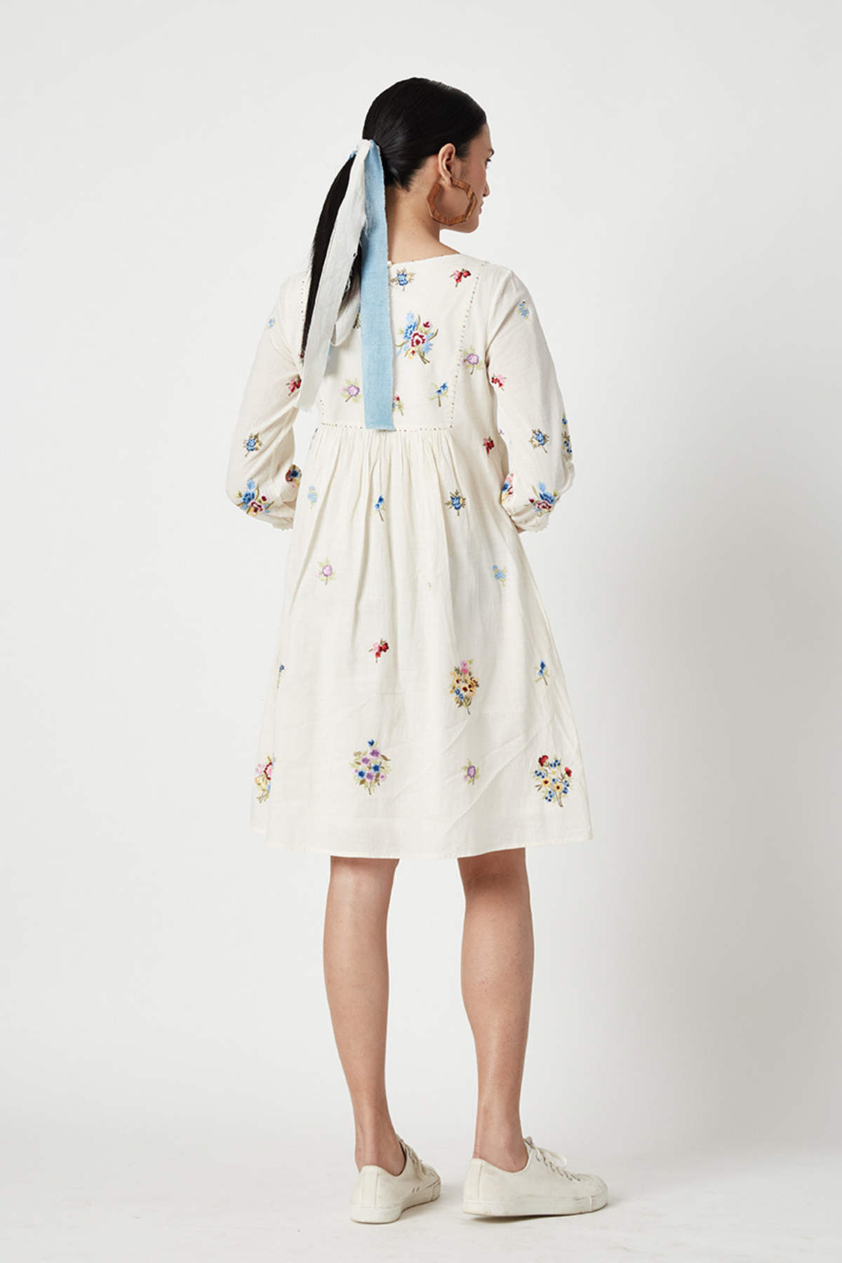 Monet Embroidered Dress