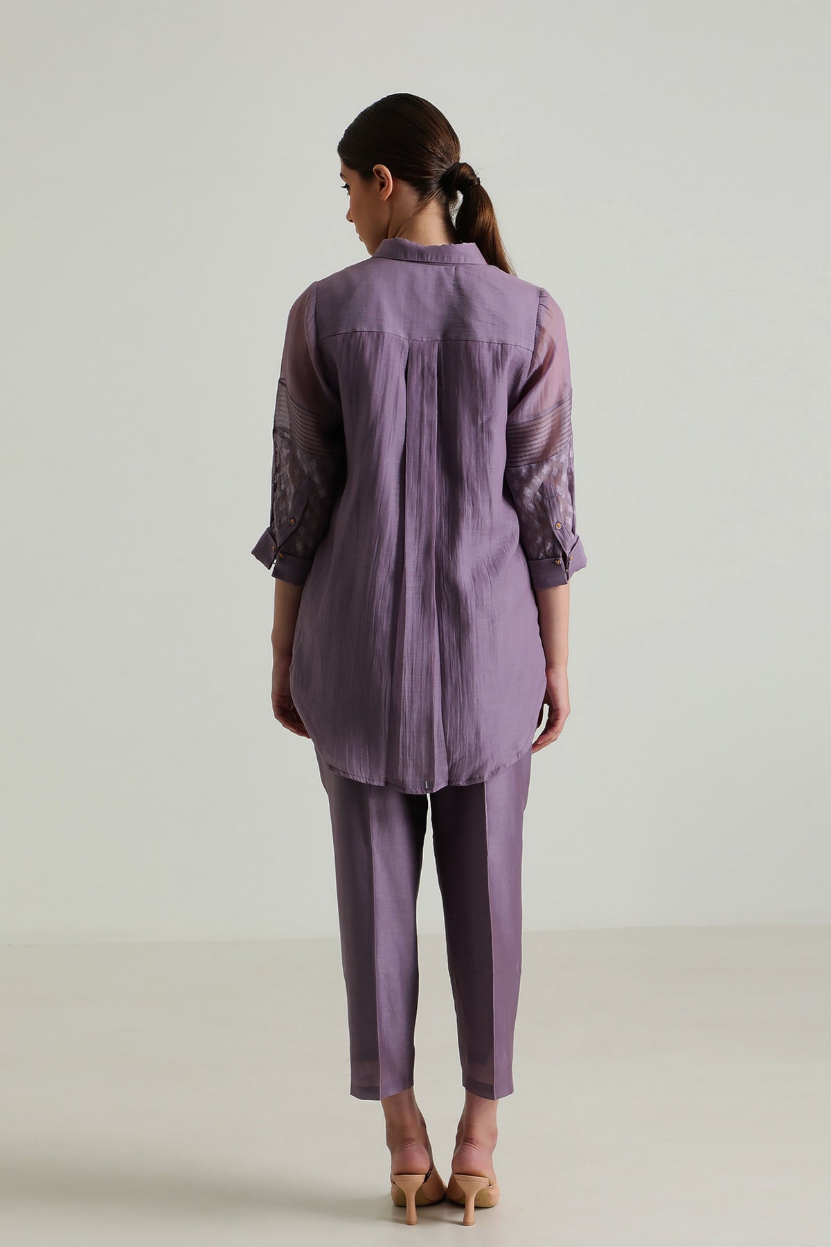 Mauve Shirt and Pant Set