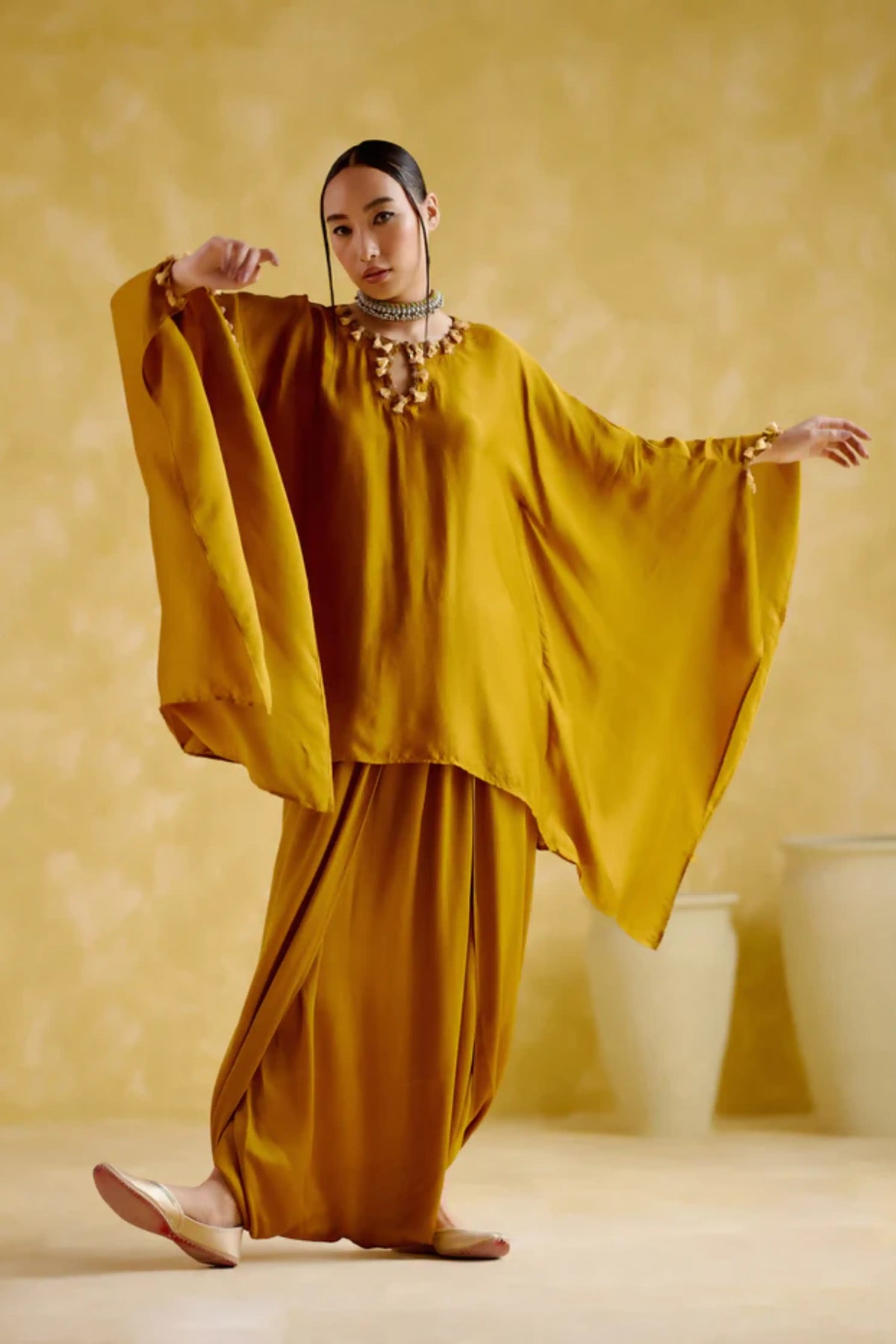 Arundhati Yellow Co-ord Set