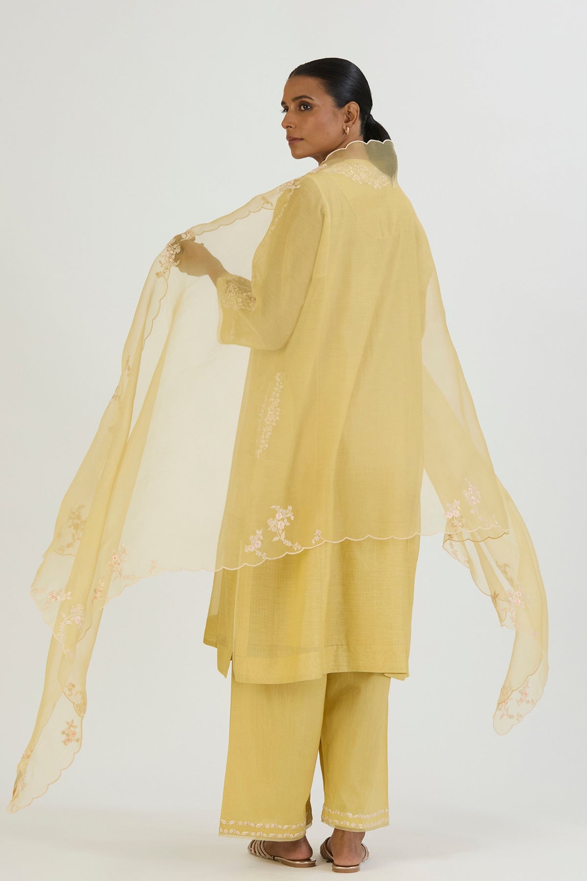 Lime Kirat Dupatta