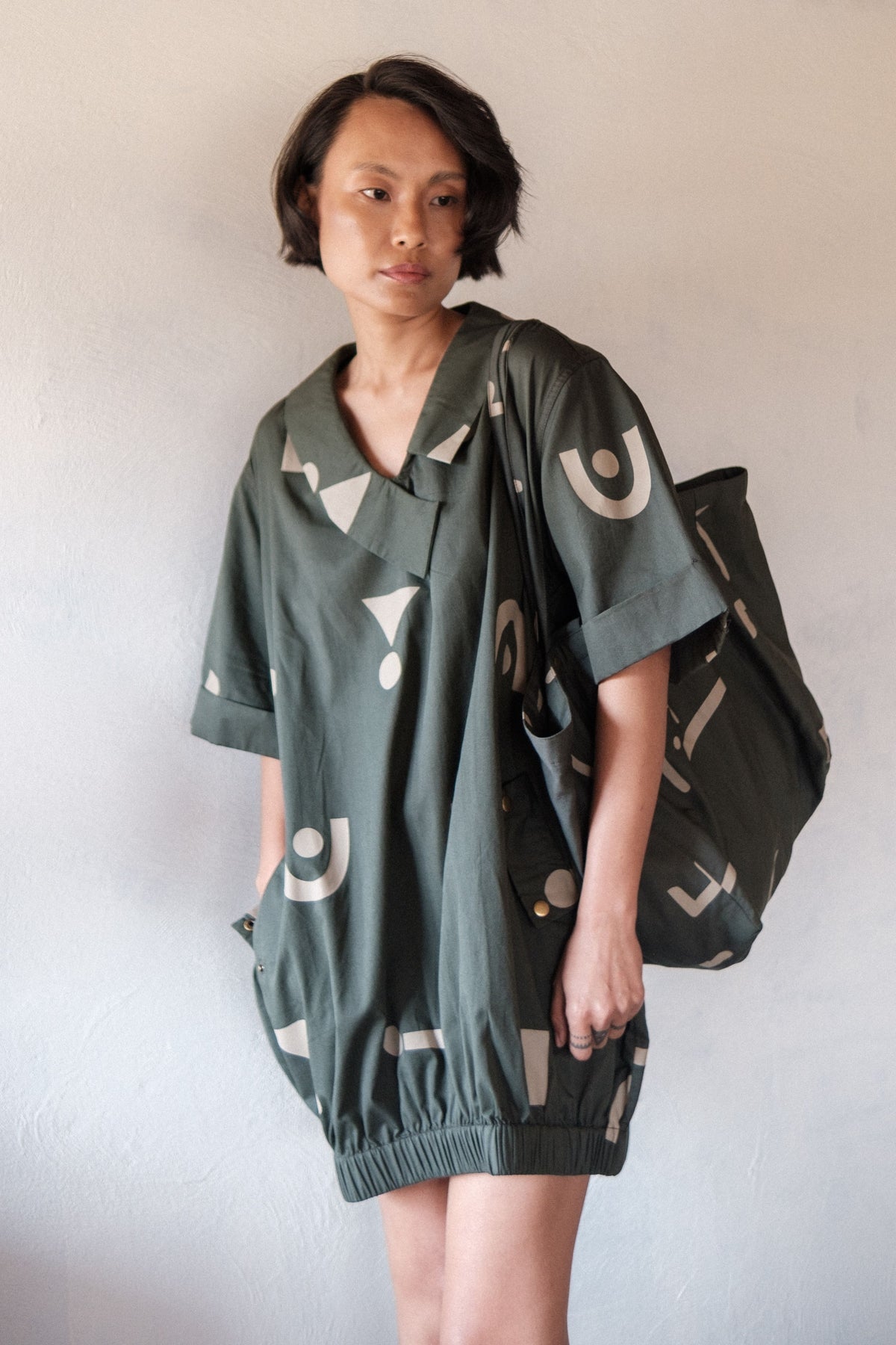 Green Triangle Sydney Shift Dress