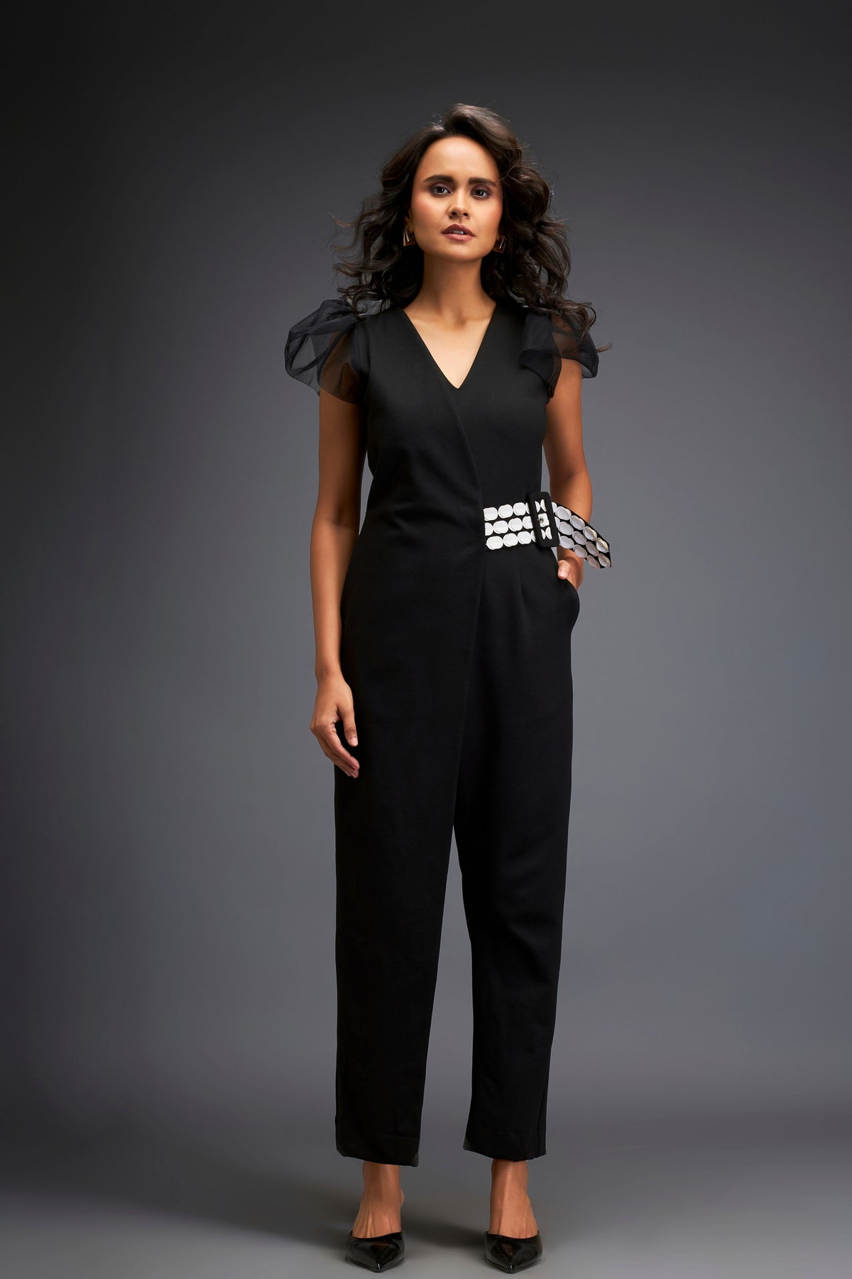 Black Tailored Jumpsuit