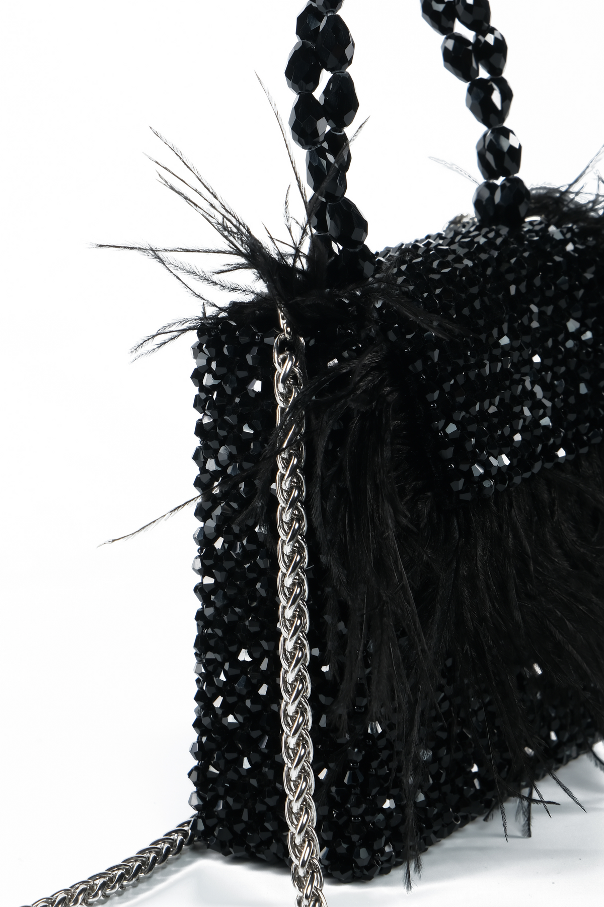 Natali Mini Bag With Feathers