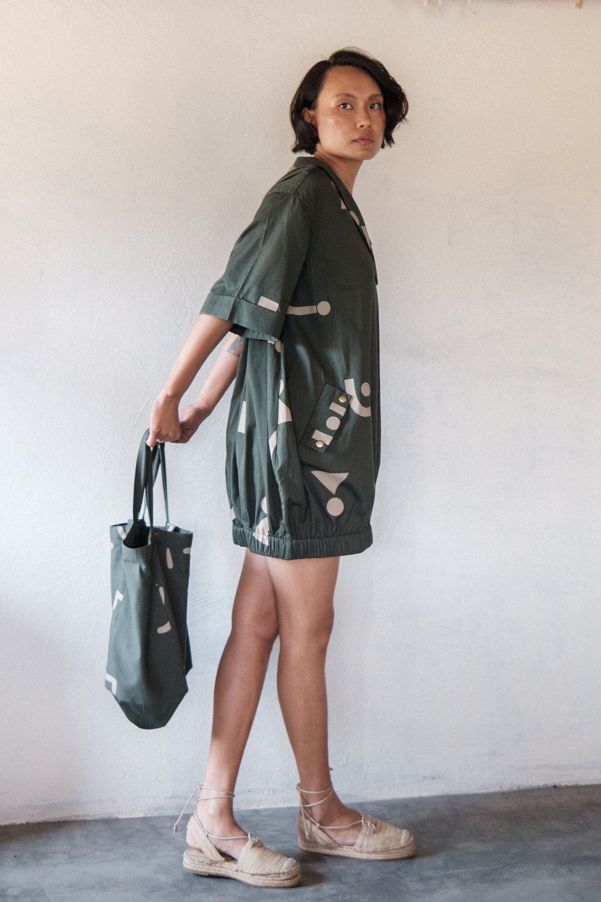 Green Triangle Sydney Shift Dress