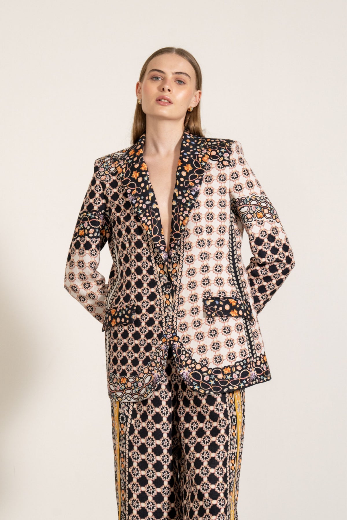 Aurora Knotch Collar Jacket