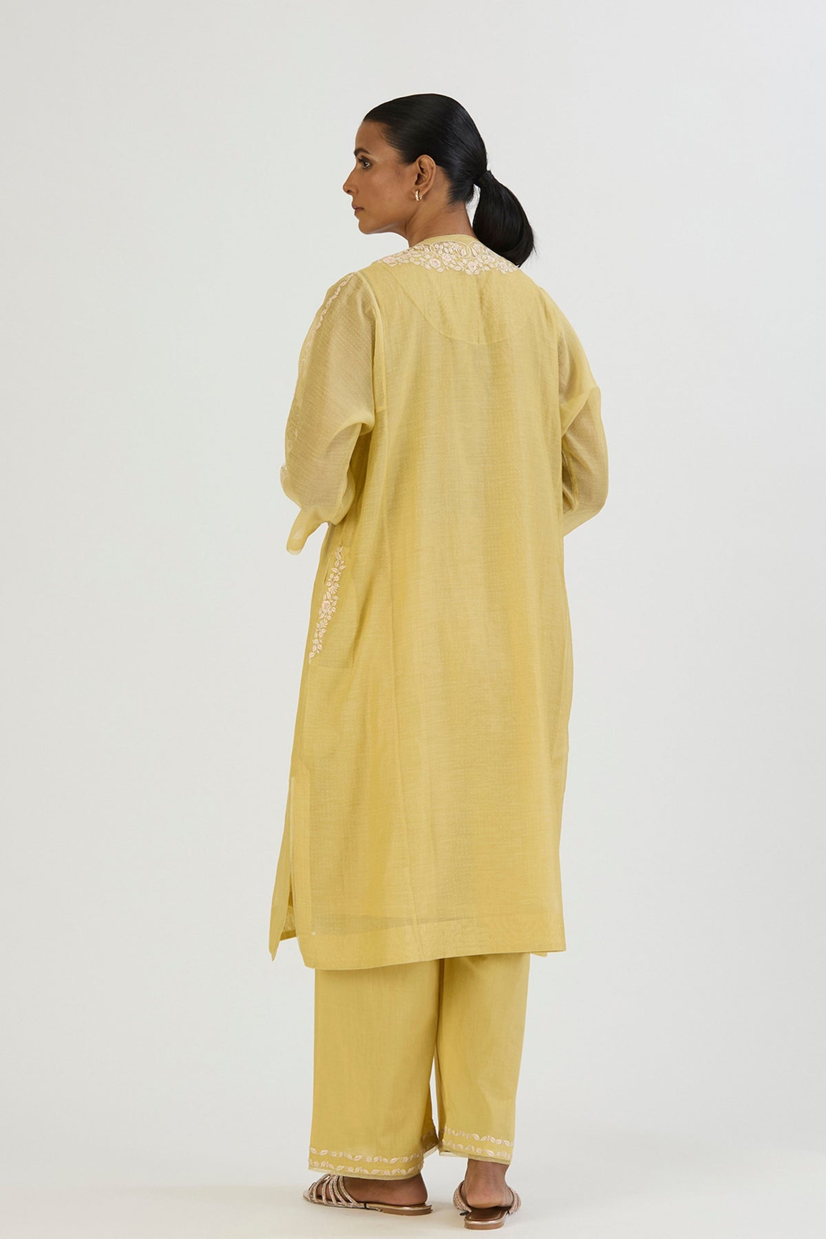 Lime Kirat Kurta and Pant