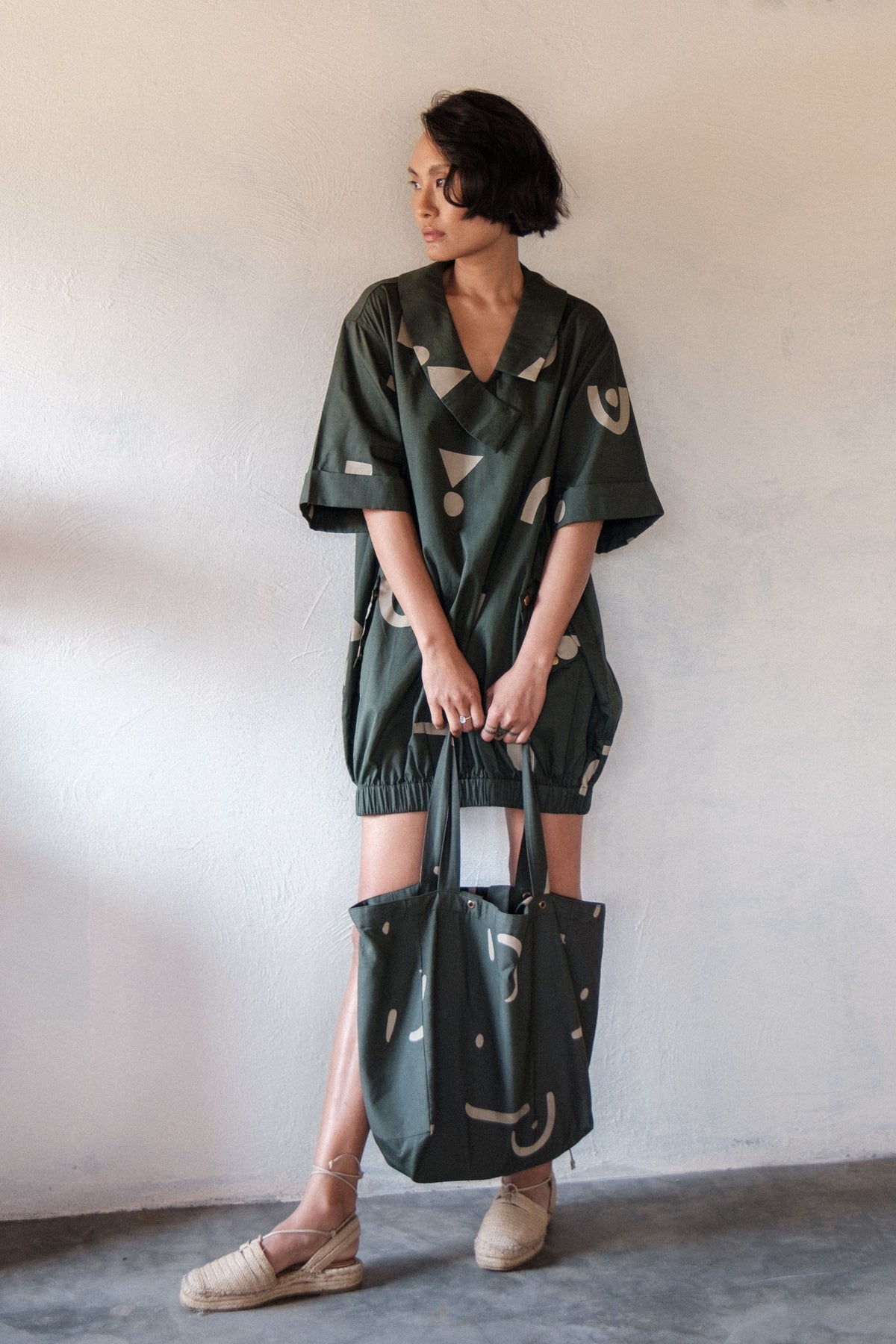 Green Triangle Sydney Shift Dress