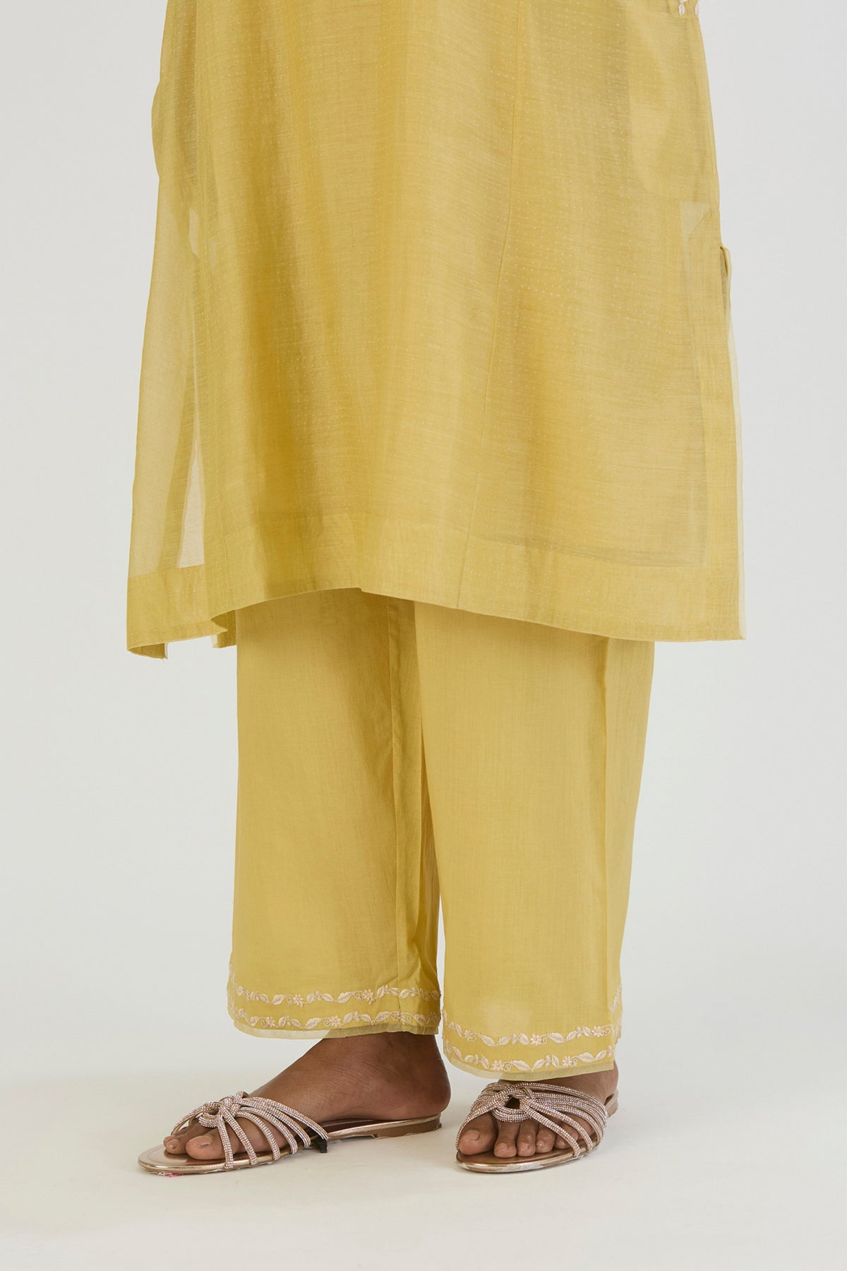 Lime Kirat Kurta and Pant