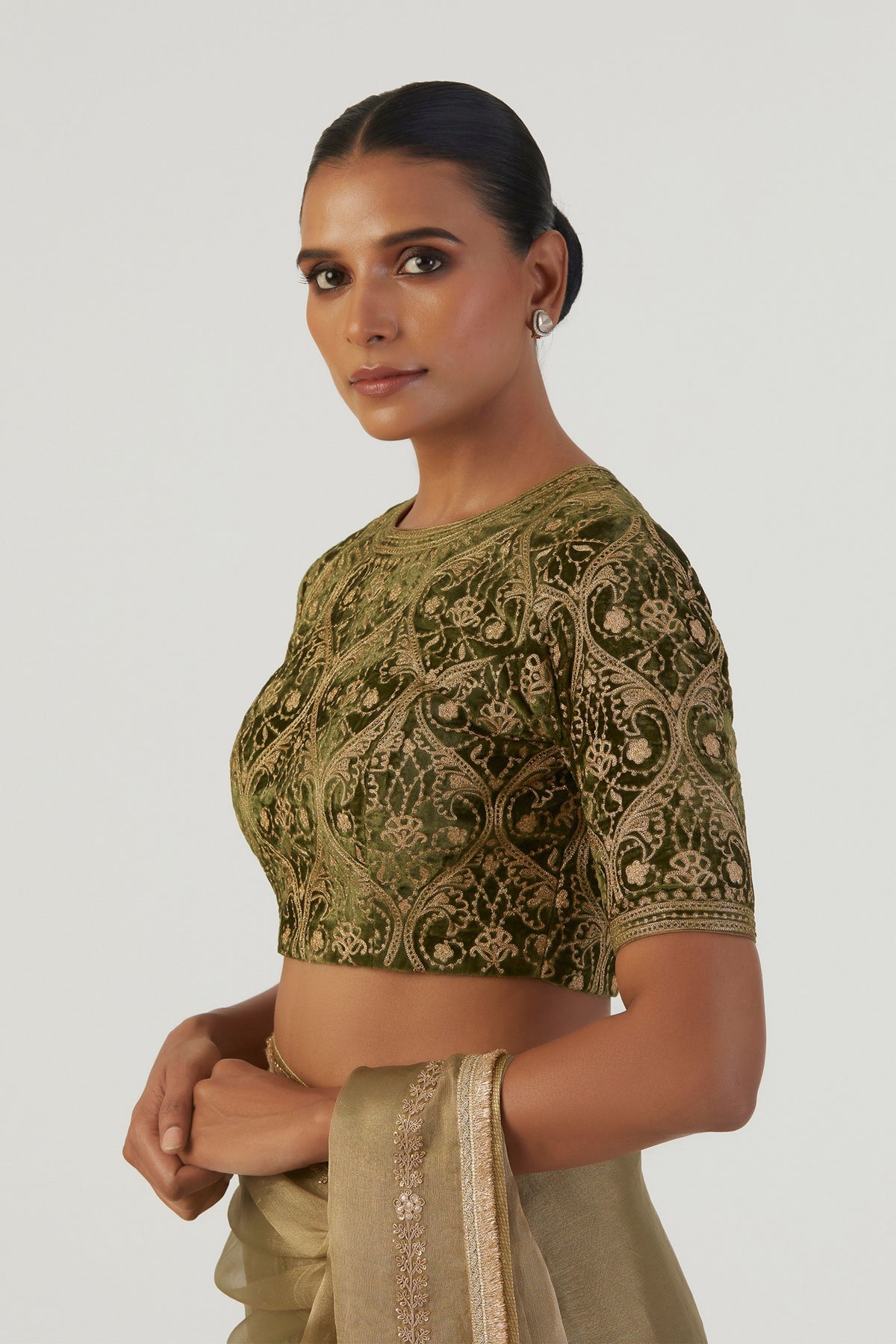 Preet Green Blouse