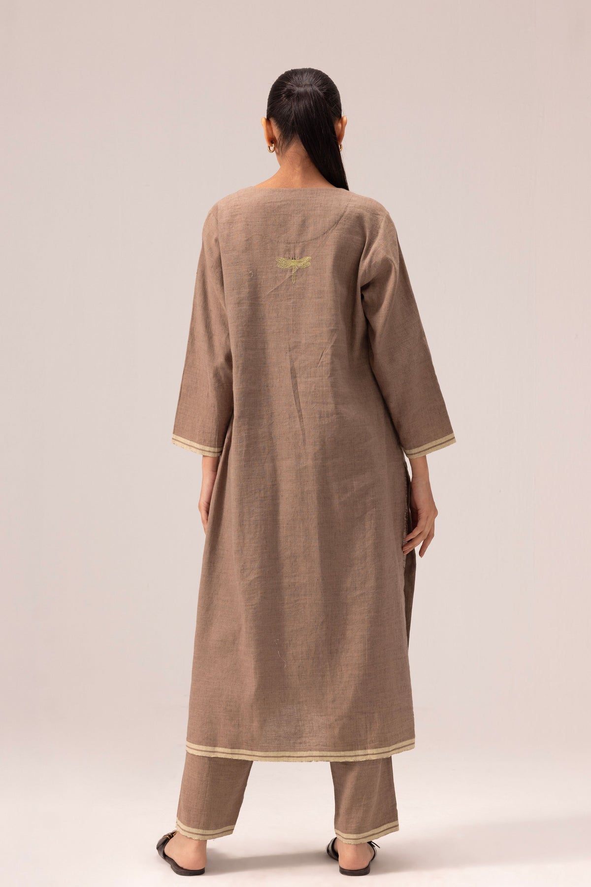 Riya Brown Kurta Set