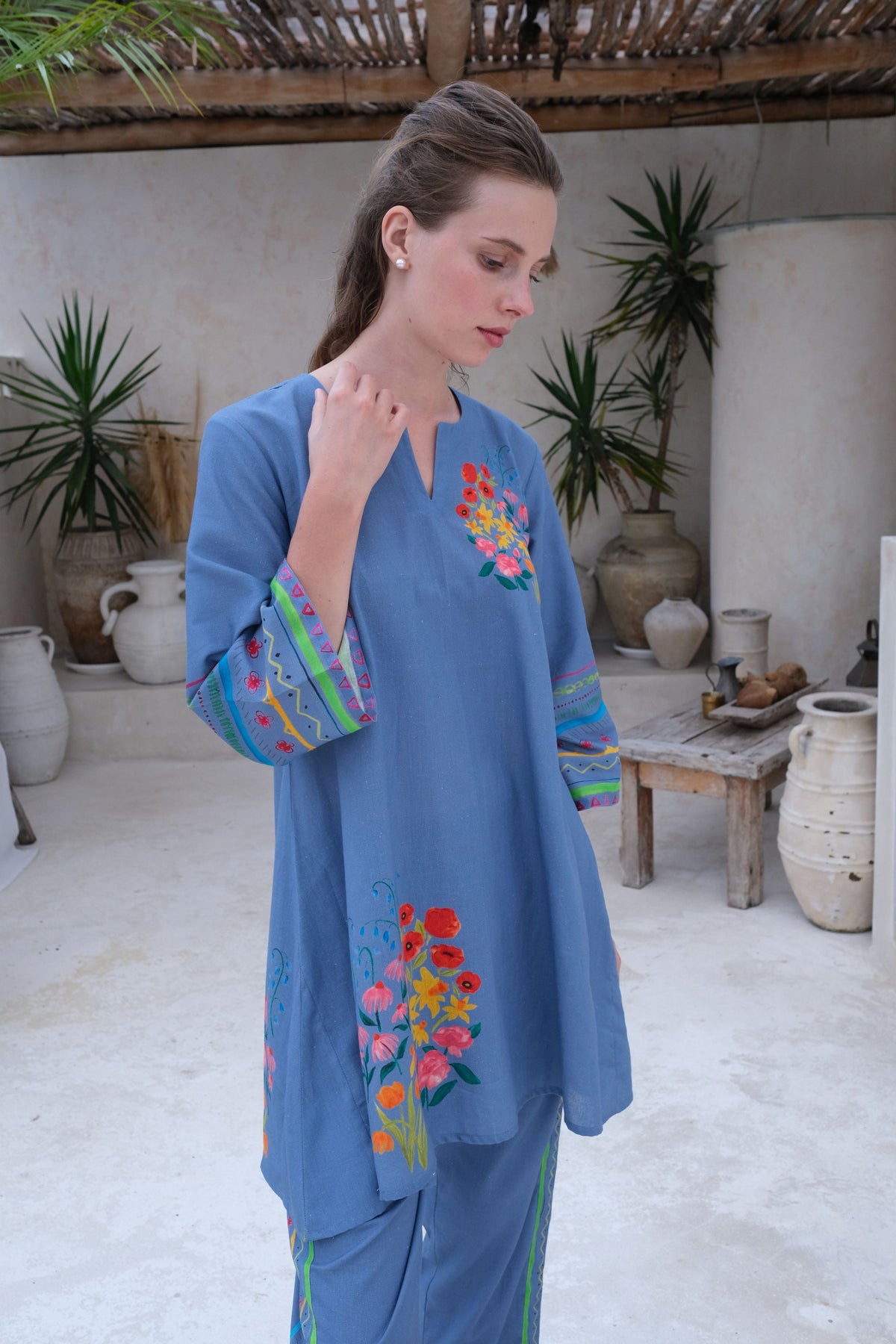 Positano Royal Blue Tunic