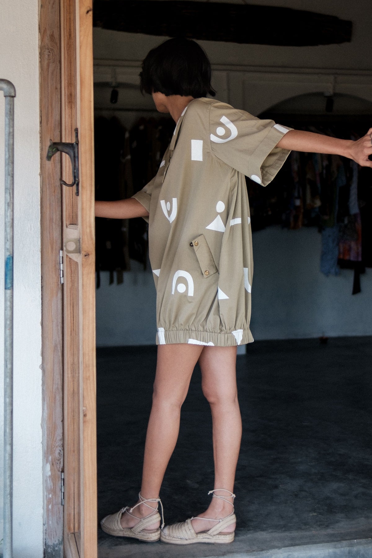 Khaki Triangle Sydney Shift Dress