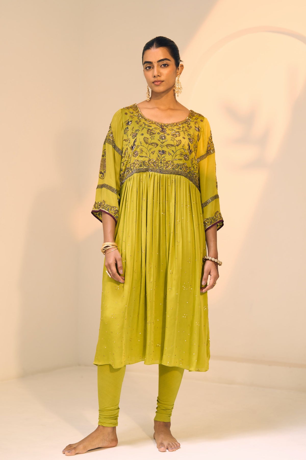 Green Lavanya Kurta Set