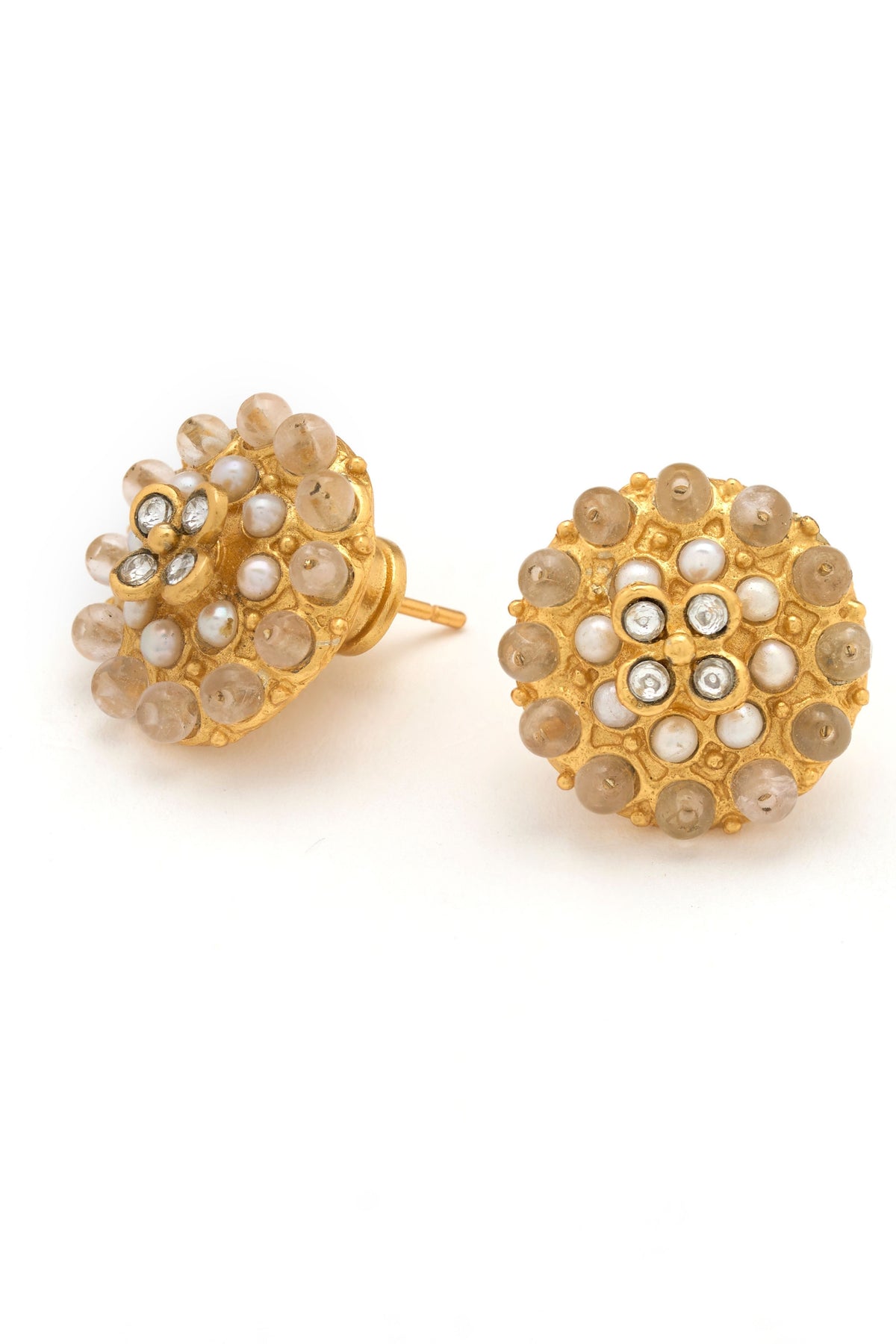 Gulmohar Blush Studs