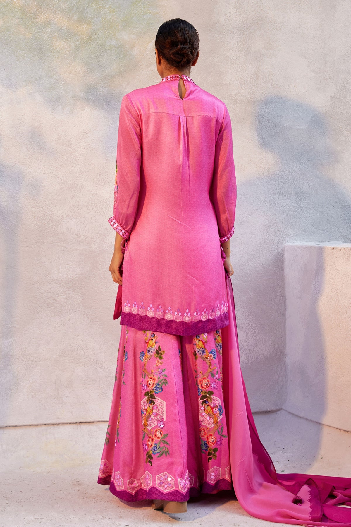 Fushia Pink Sharara Set