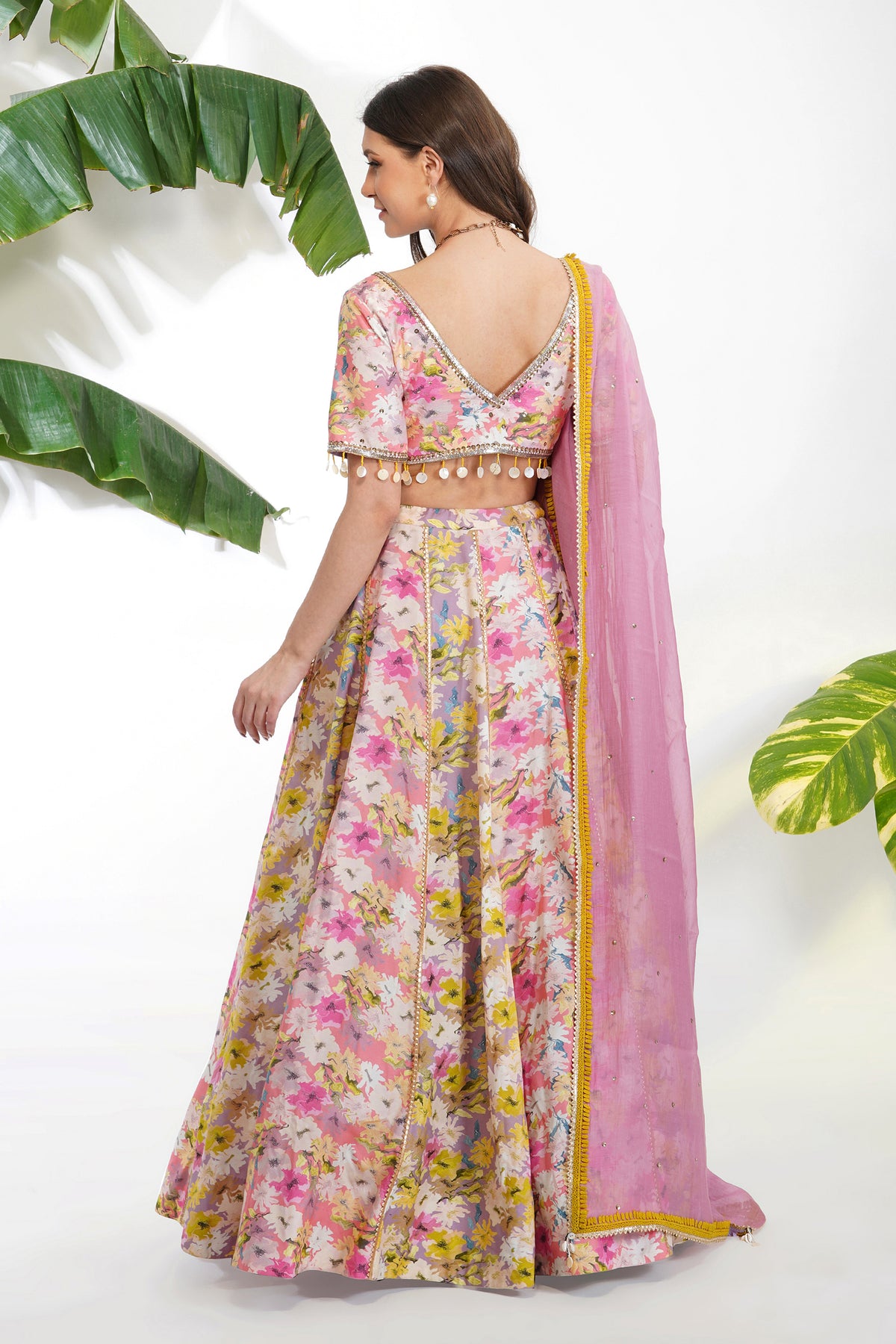 Summer Print Lehenga Set