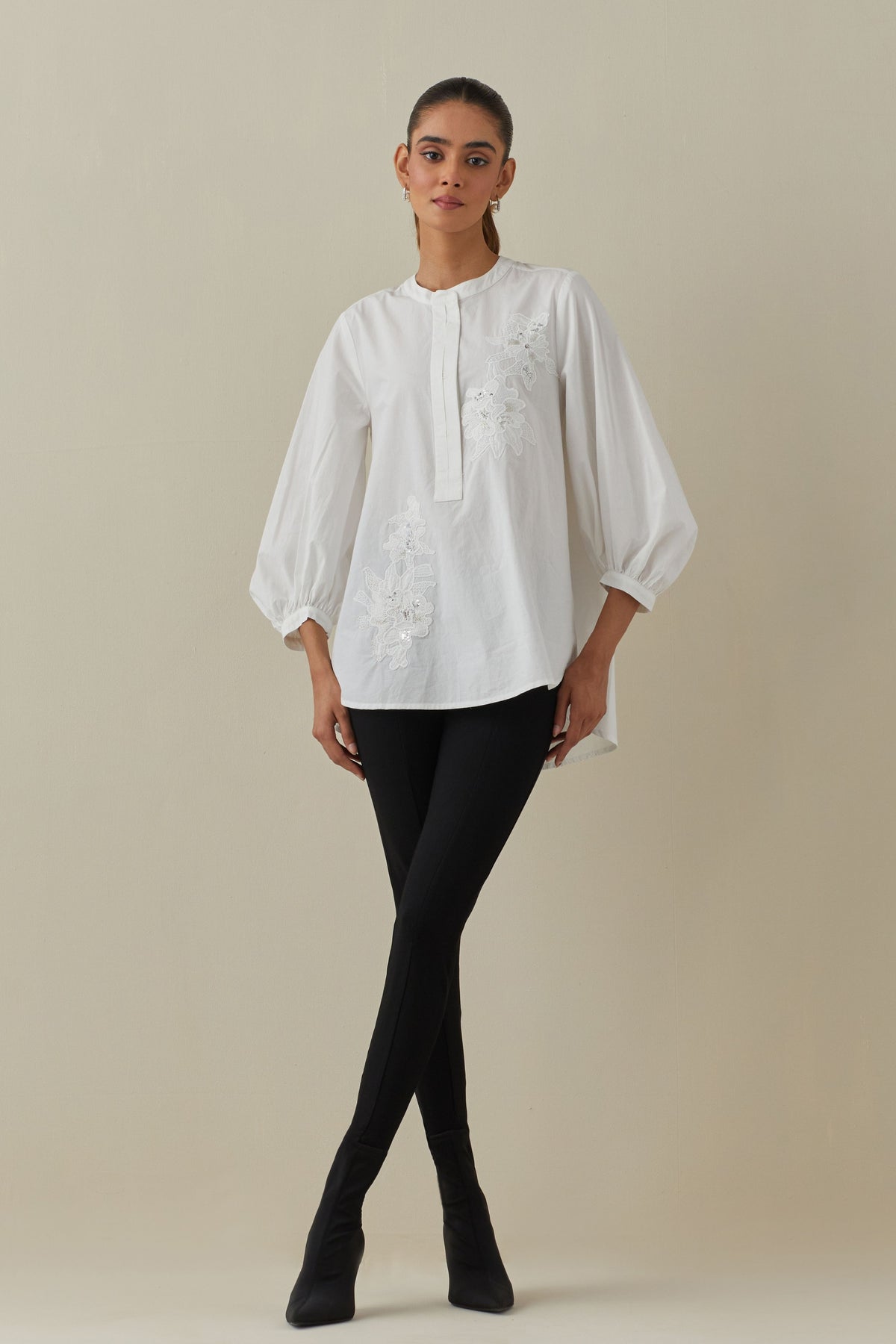 Asha White Shirt